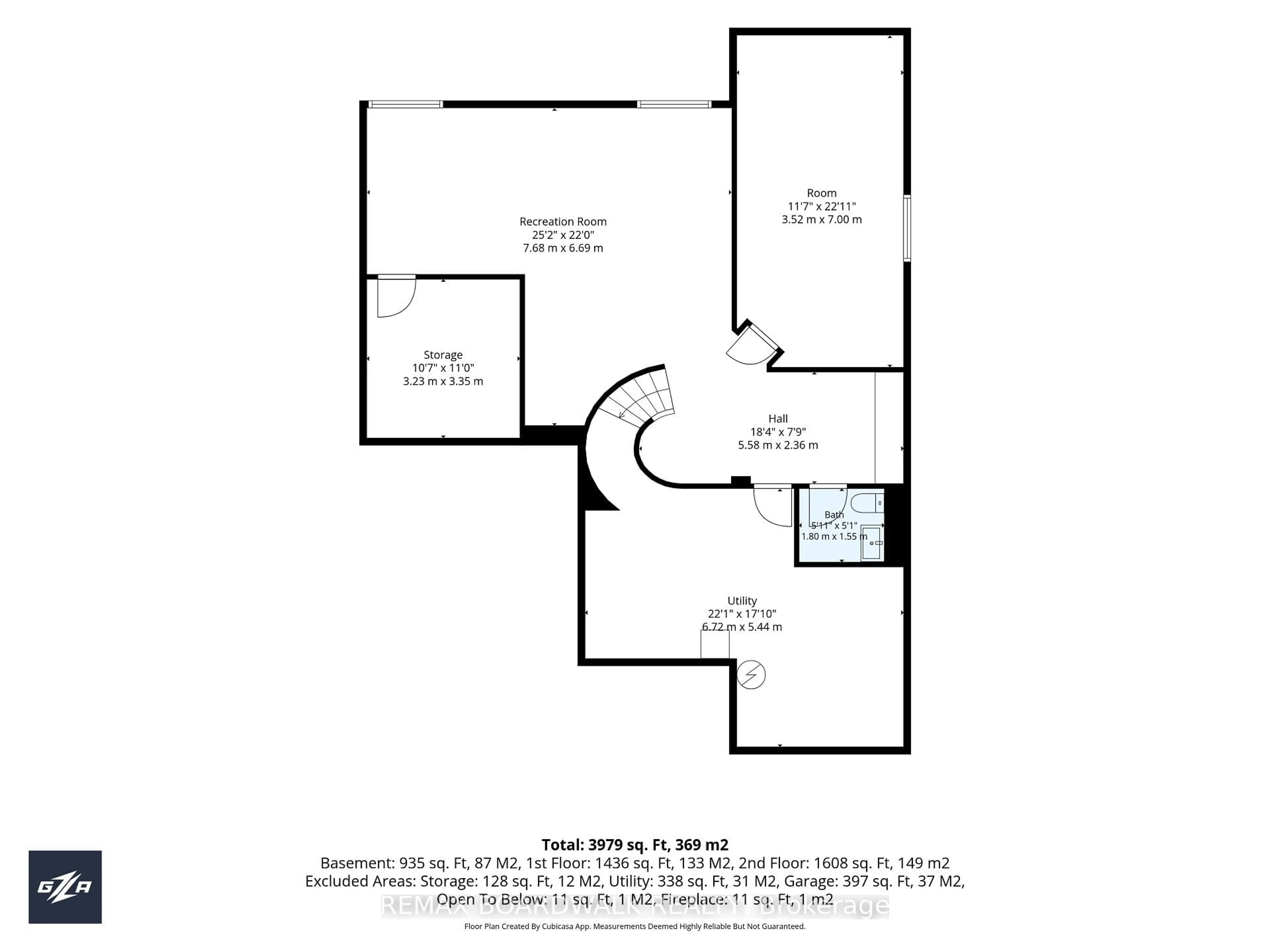 Floor plan for 224 Skipper Dr, Ottawa Ontario K4M 0M9