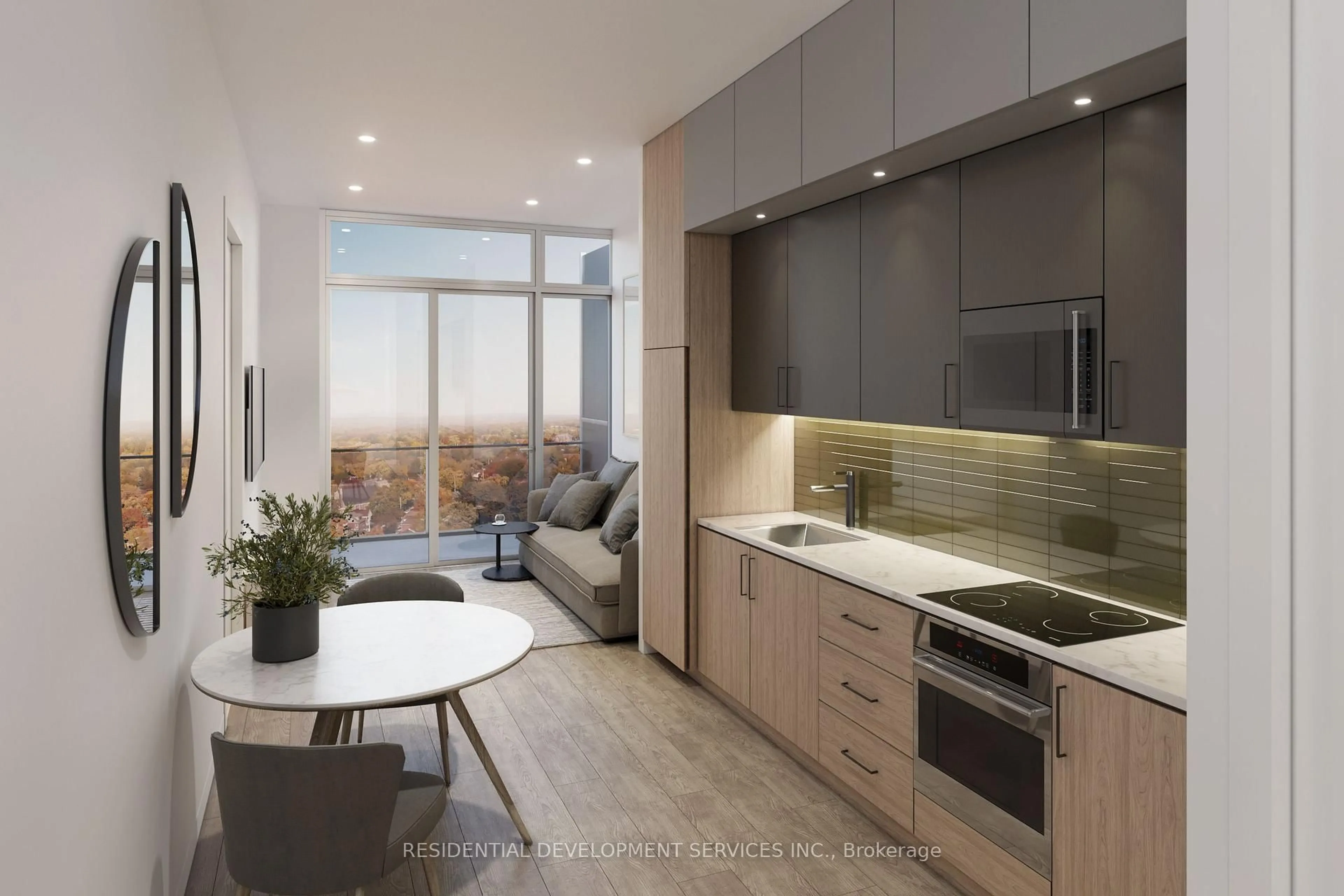 Open concept kitchen, unknown for 1107 Main St #343, Hamilton Ontario L8S 1B8