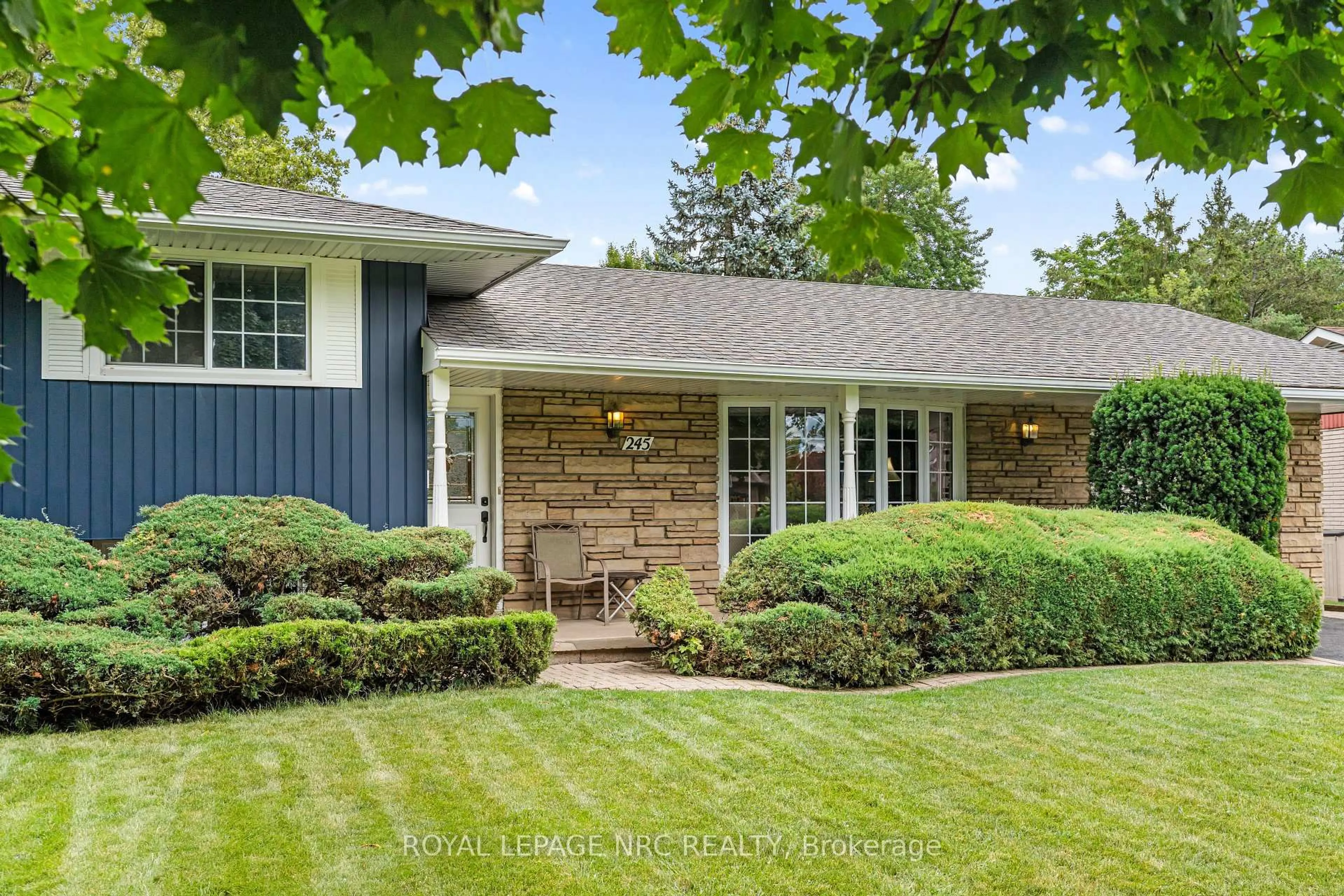 Home with brick exterior material, street for 245 Riverview Blvd, St. Catharines Ontario L2T 3N2