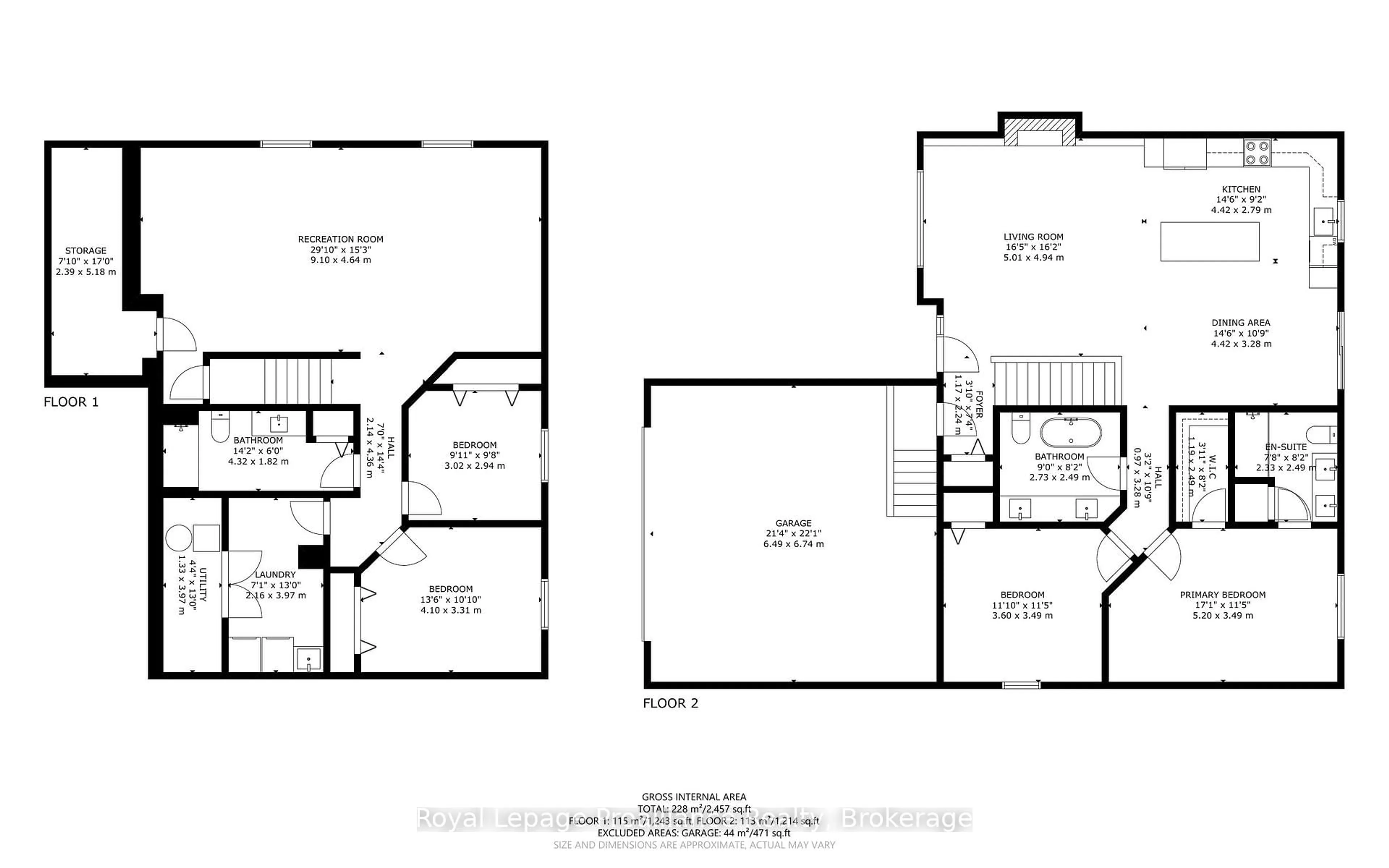Floor plan for 45 Ambrosia Terr, Quinte West Ontario K8V 0G7