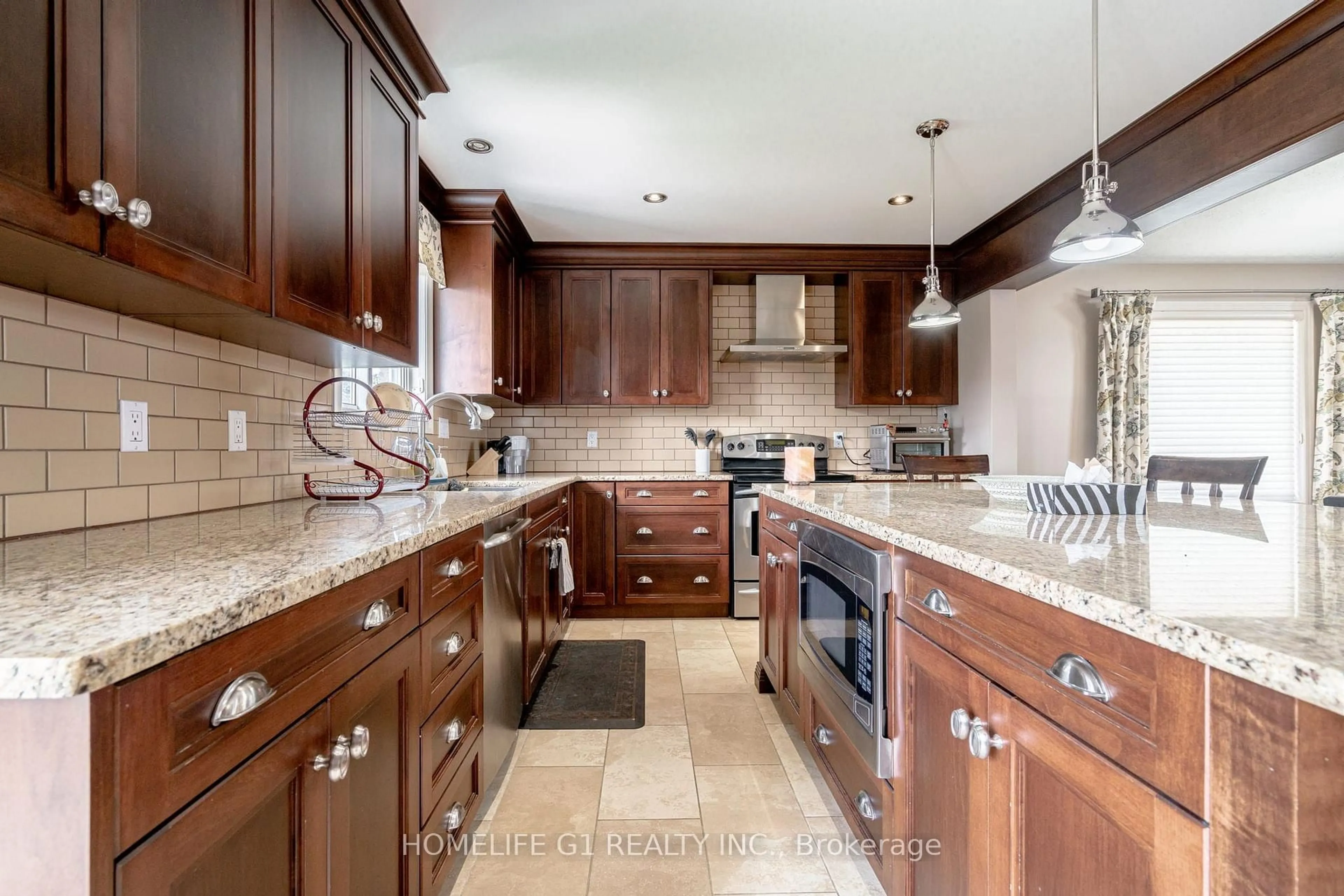 Contemporary kitchen, ceramic/tile floor for 165 Ellison Ave, Leamington Ontario N8H 5H9
