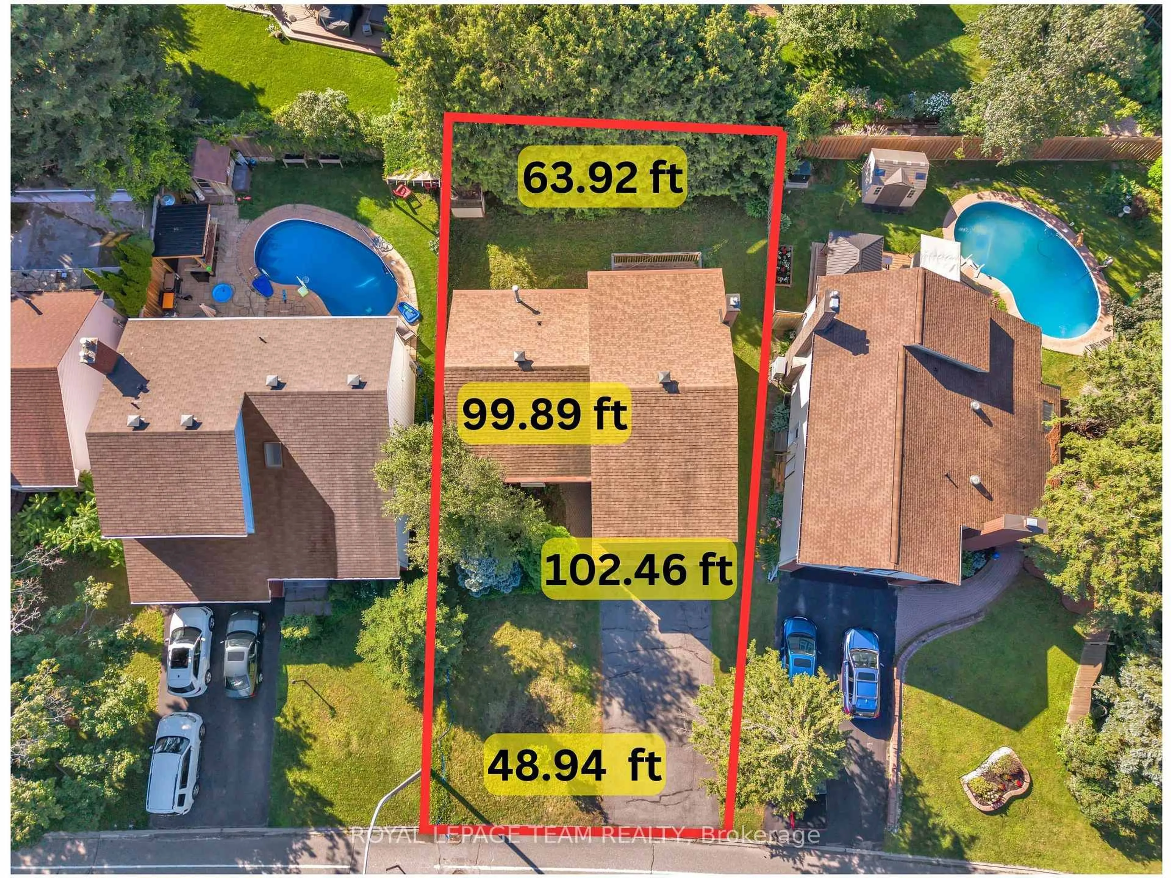 A pic from outside/outdoor area/front of a property/back of a property/a pic from drone, street for 50 Equestrian Dr, Ottawa Ontario K2M 1G3