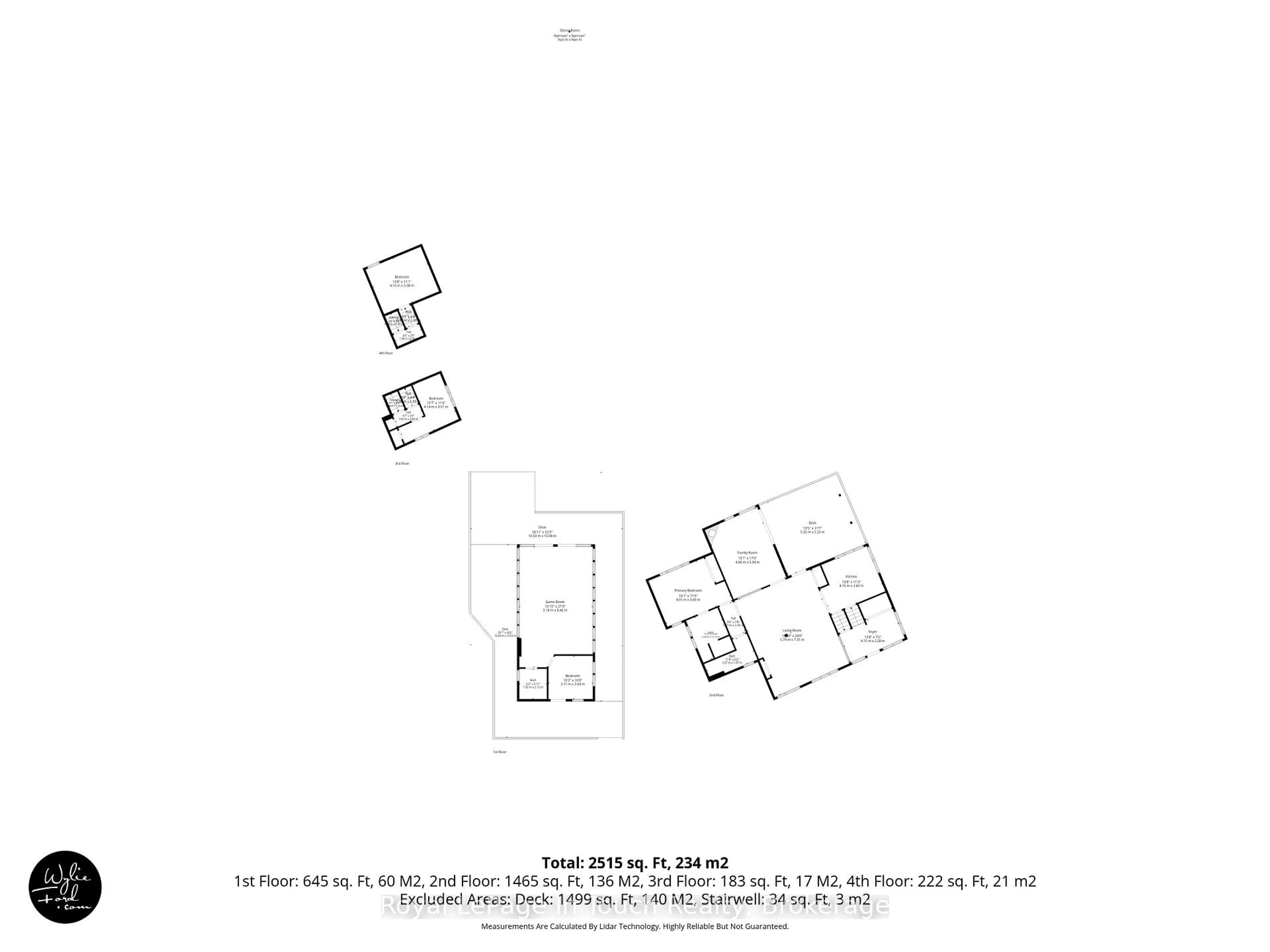 Floor plan for B207 lot  31 Island Island, The Archipelago Ontario P2A 2Z1