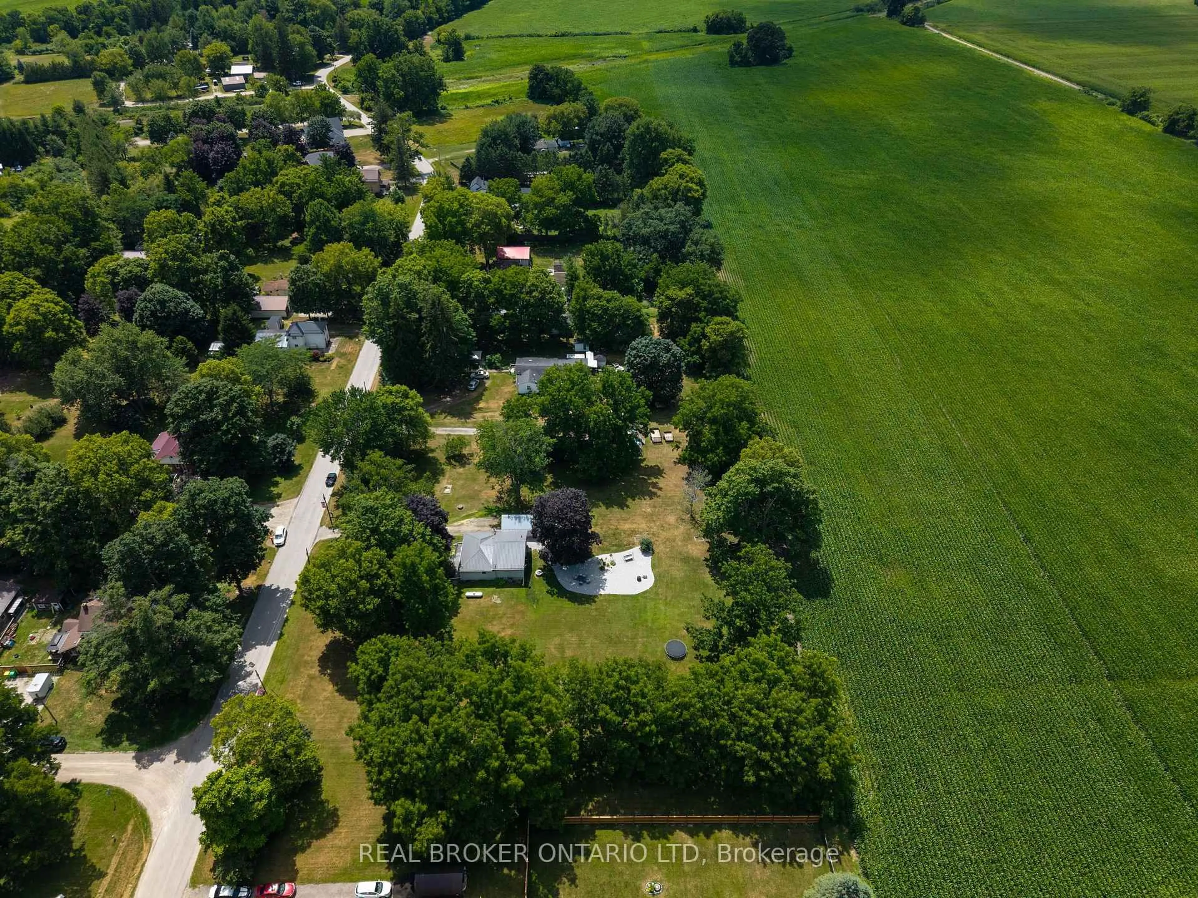 A pic from outside/outdoor area/front of a property/back of a property/a pic from drone, street for 15 Middlemiss Ave, Southwest Middlesex Ontario N0L 1T0