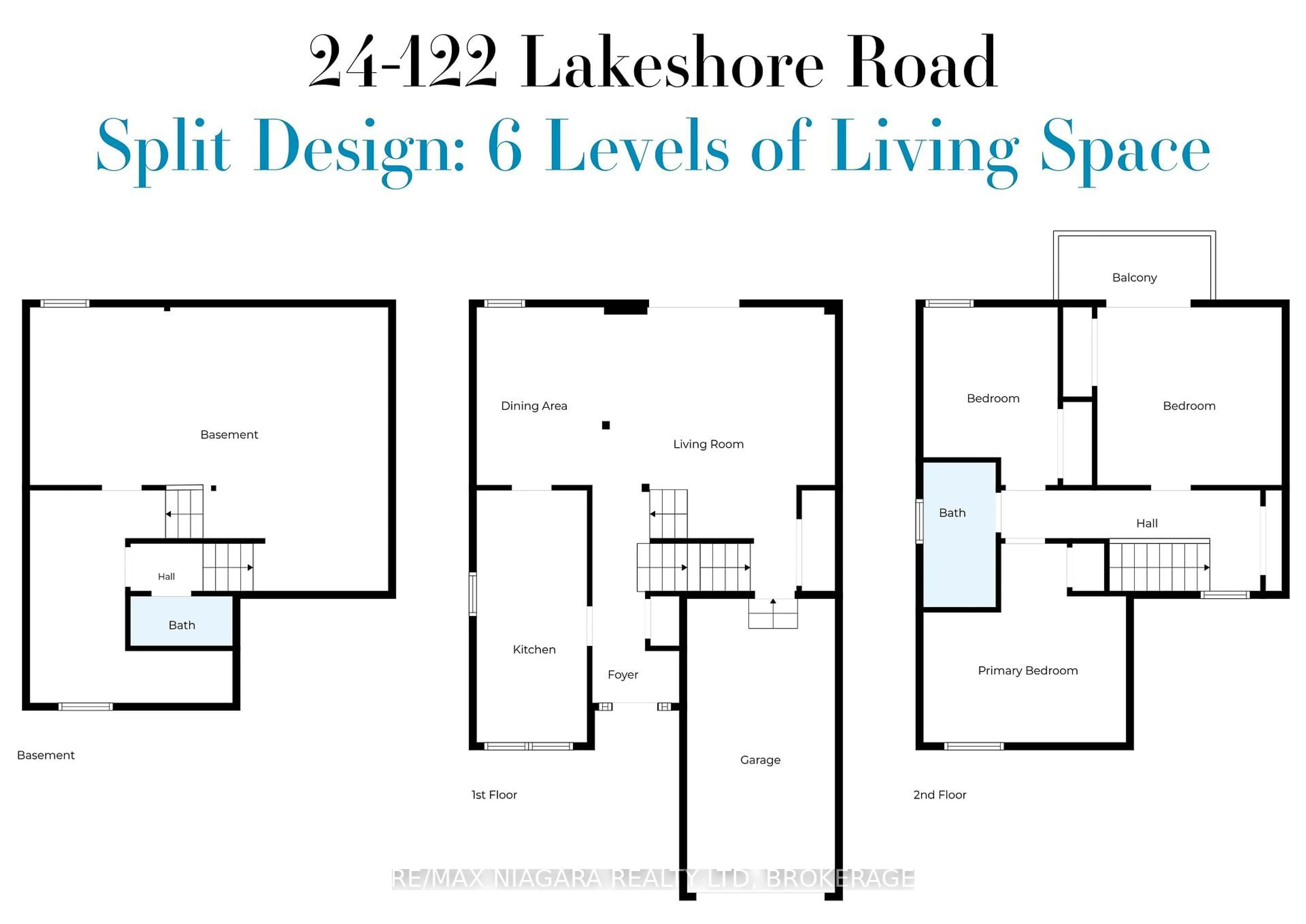 Floor plan for 122 Lakeshore Rd #24, St. Catharines Ontario L2N 6N6