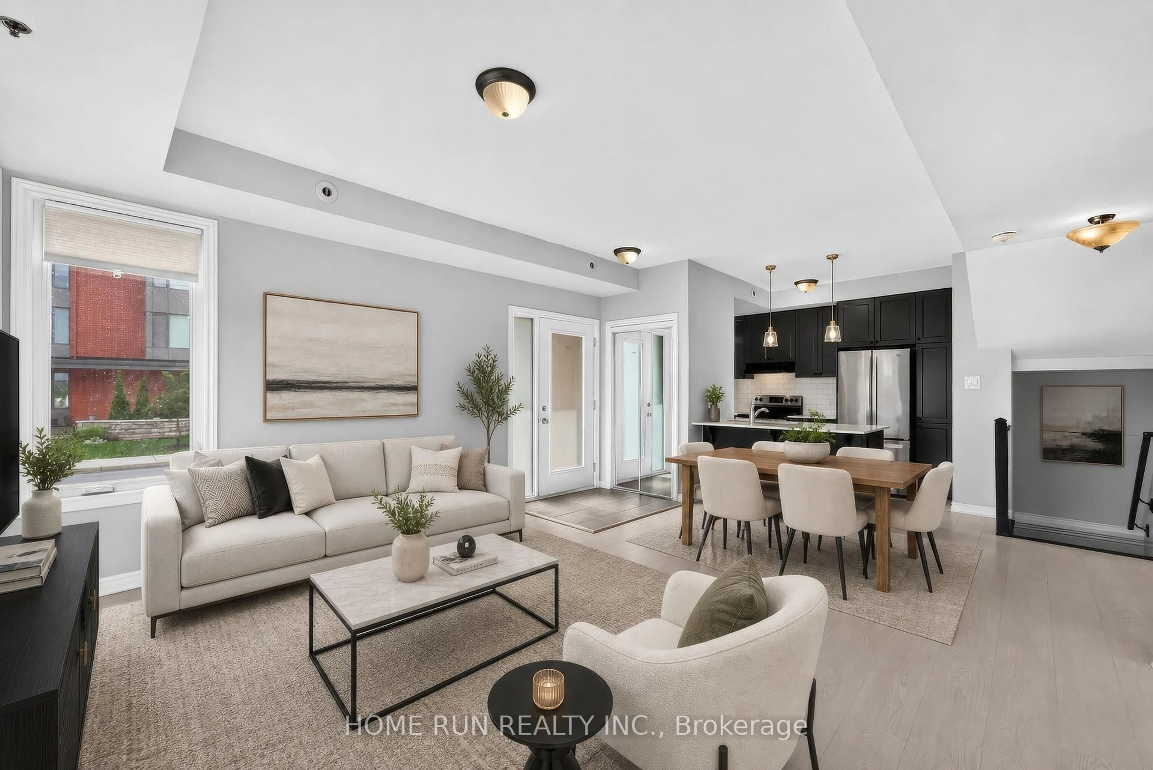 Living room with furniture, unknown for 844 Mikinak Rd #219, Ottawa Ontario K1K 4Z4