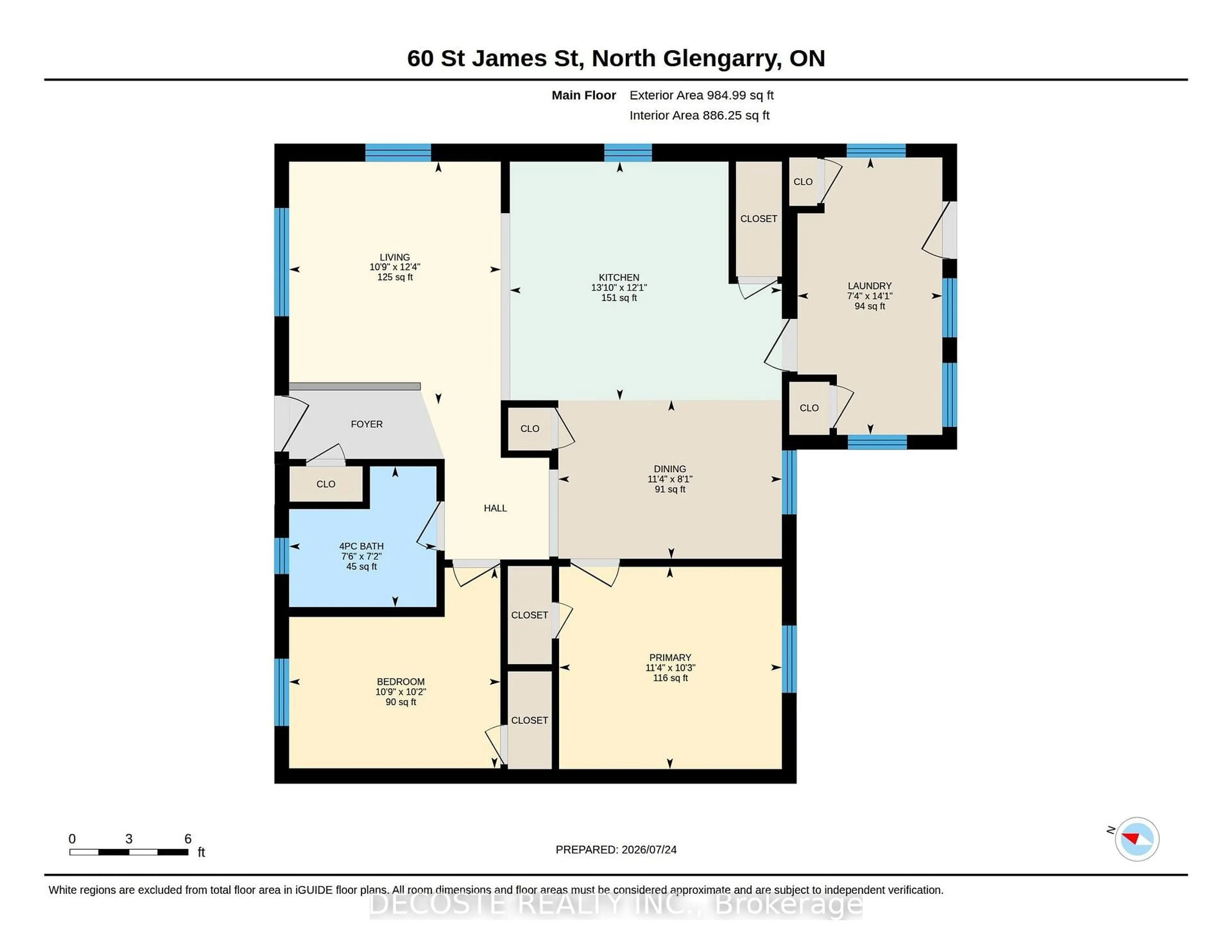 Floor plan for 60 St James St, North Glengarry Ontario K0C 1A0