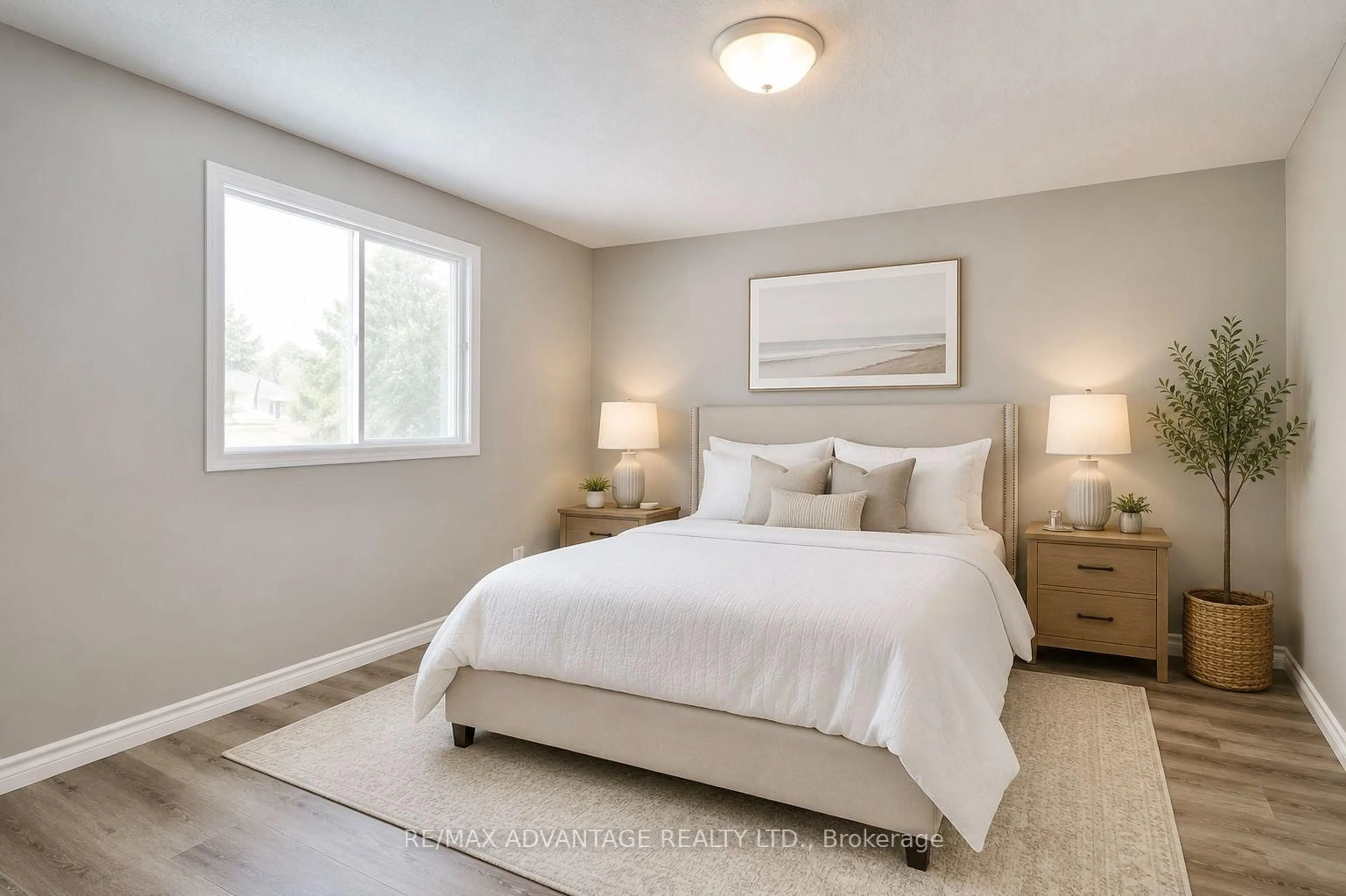 Bedroom with bed, unknown for 9 Camelot Cres, London East Ontario N5V 3L4