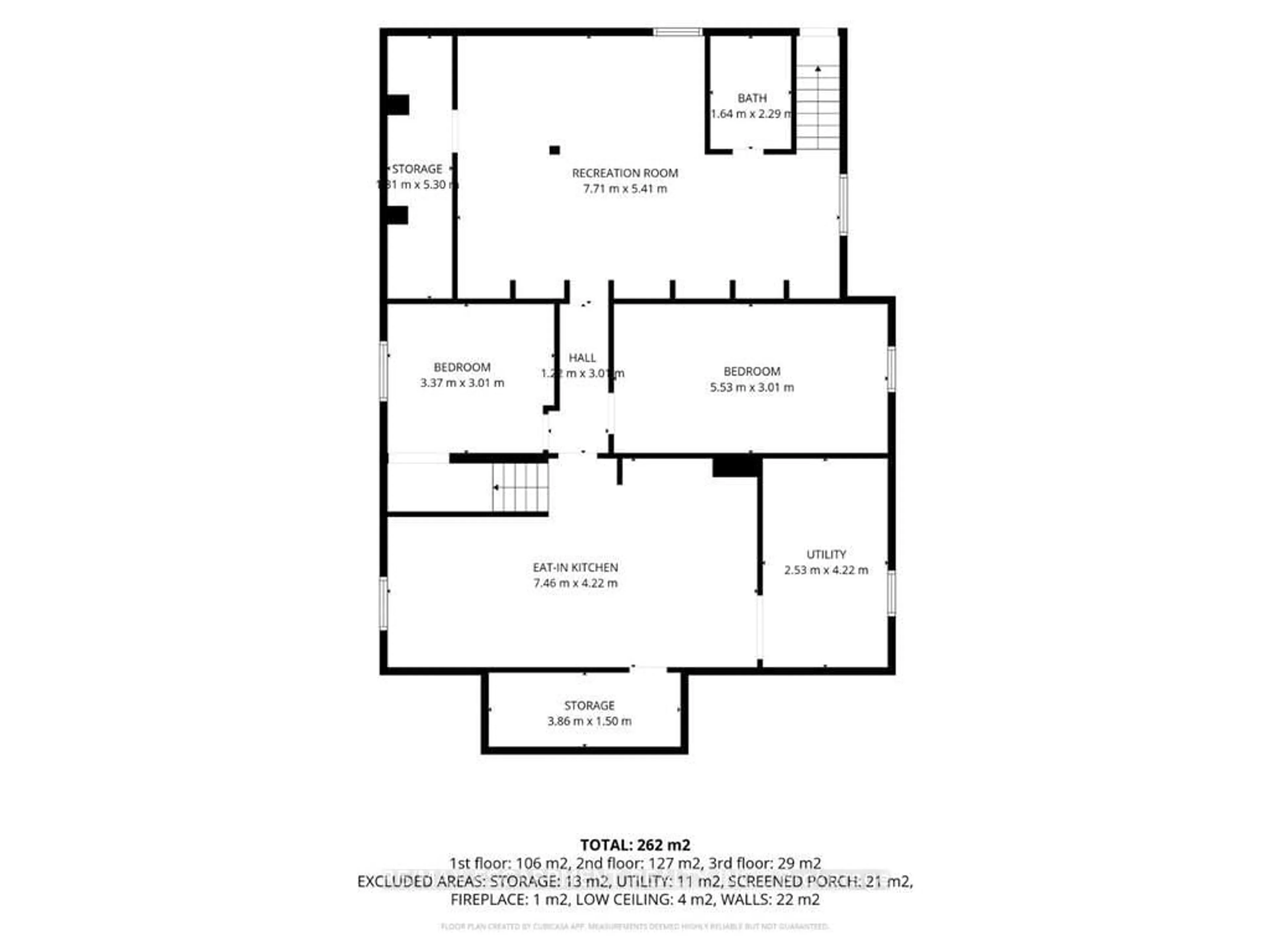 Floor plan for 191 Millen Rd, Hamilton Ontario L8E 2G4