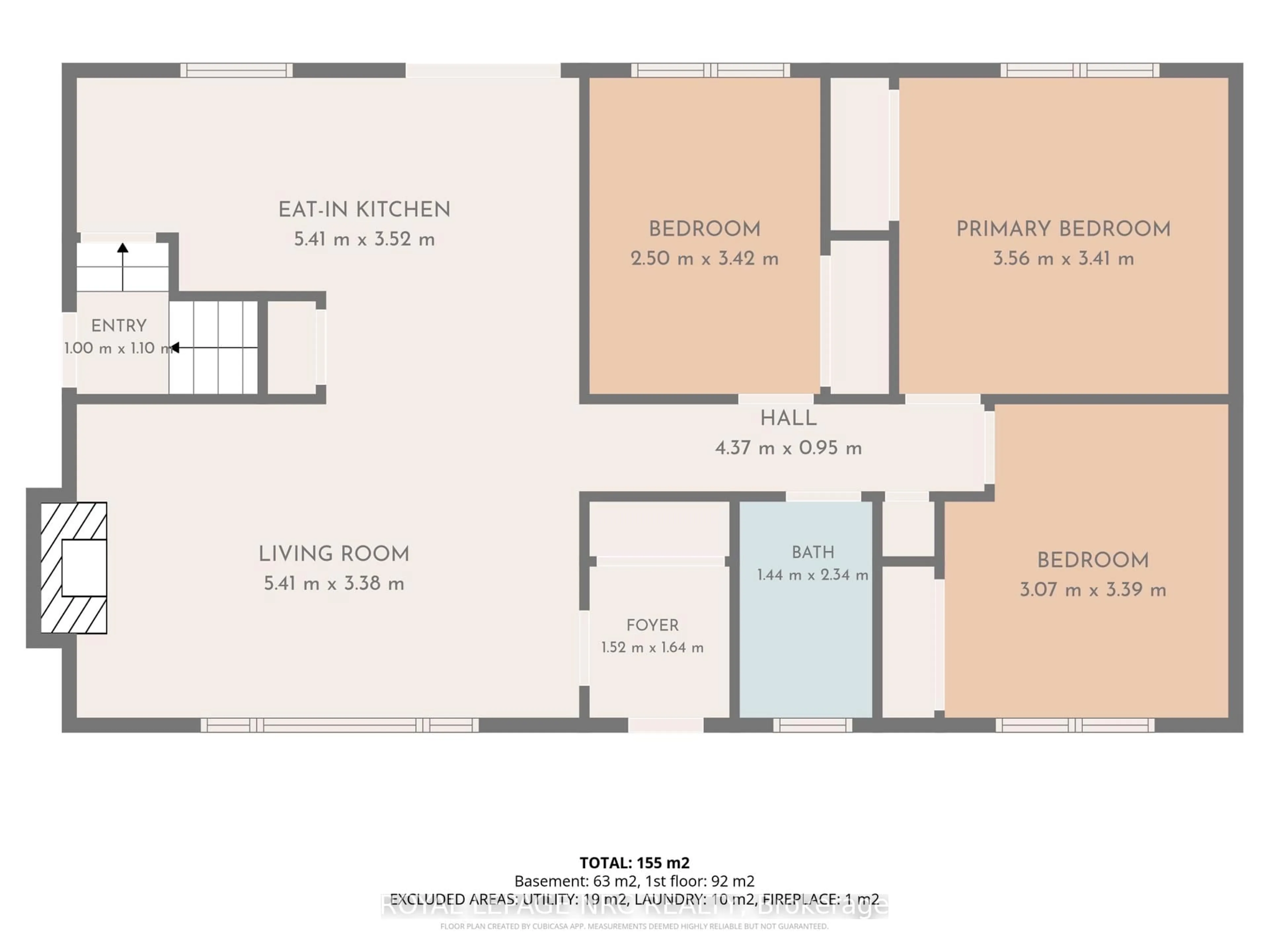Floor plan for 3676 Dorchester Rd, Niagara Falls Ontario L2J 3A5
