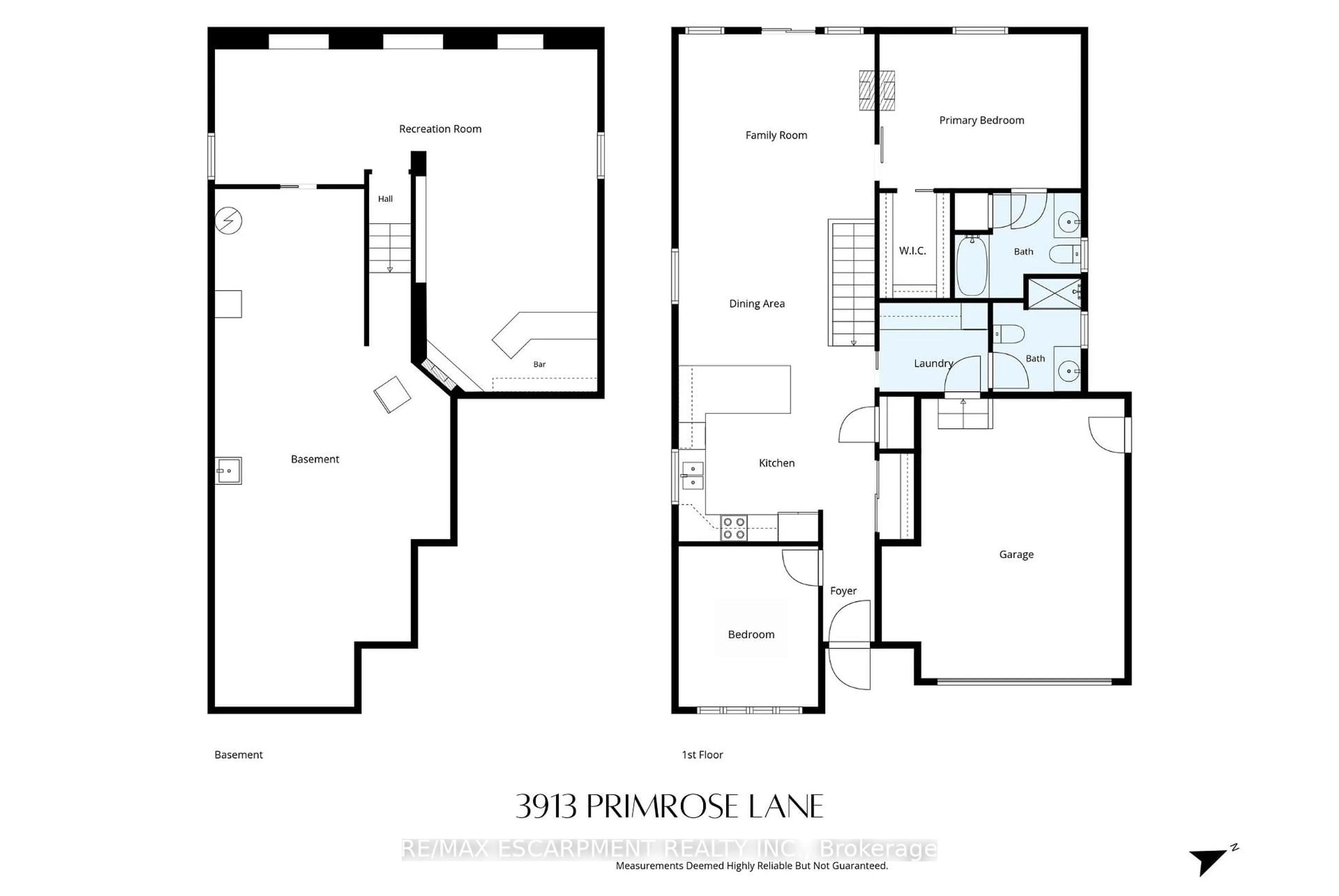 Floor plan for 3913 Primrose Lane, Lincoln Ontario L0R 2C0