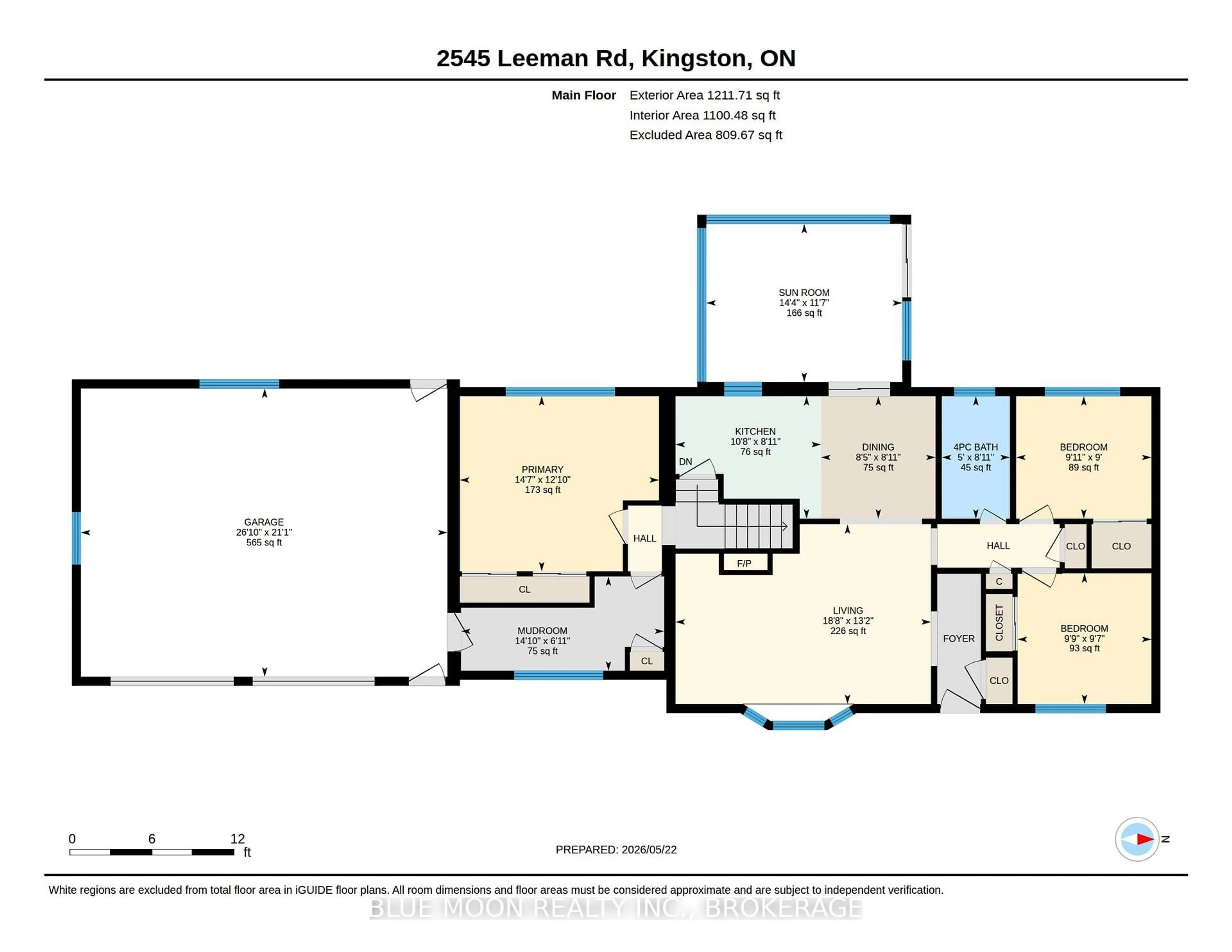 Floor plan for 2545 Leeman Rd, Mcdonalds Corners Ontario K0H 1M0