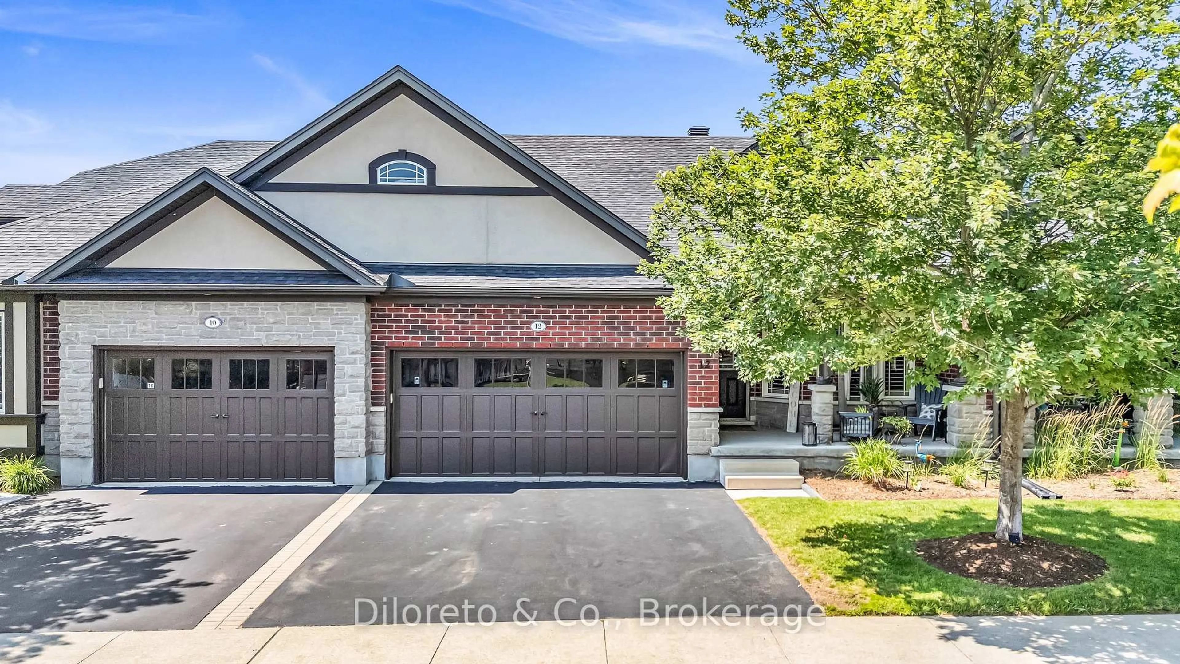 Home with brick exterior material, street for 12 Annmoore Cres #19, Guelph Ontario N1L 0J1