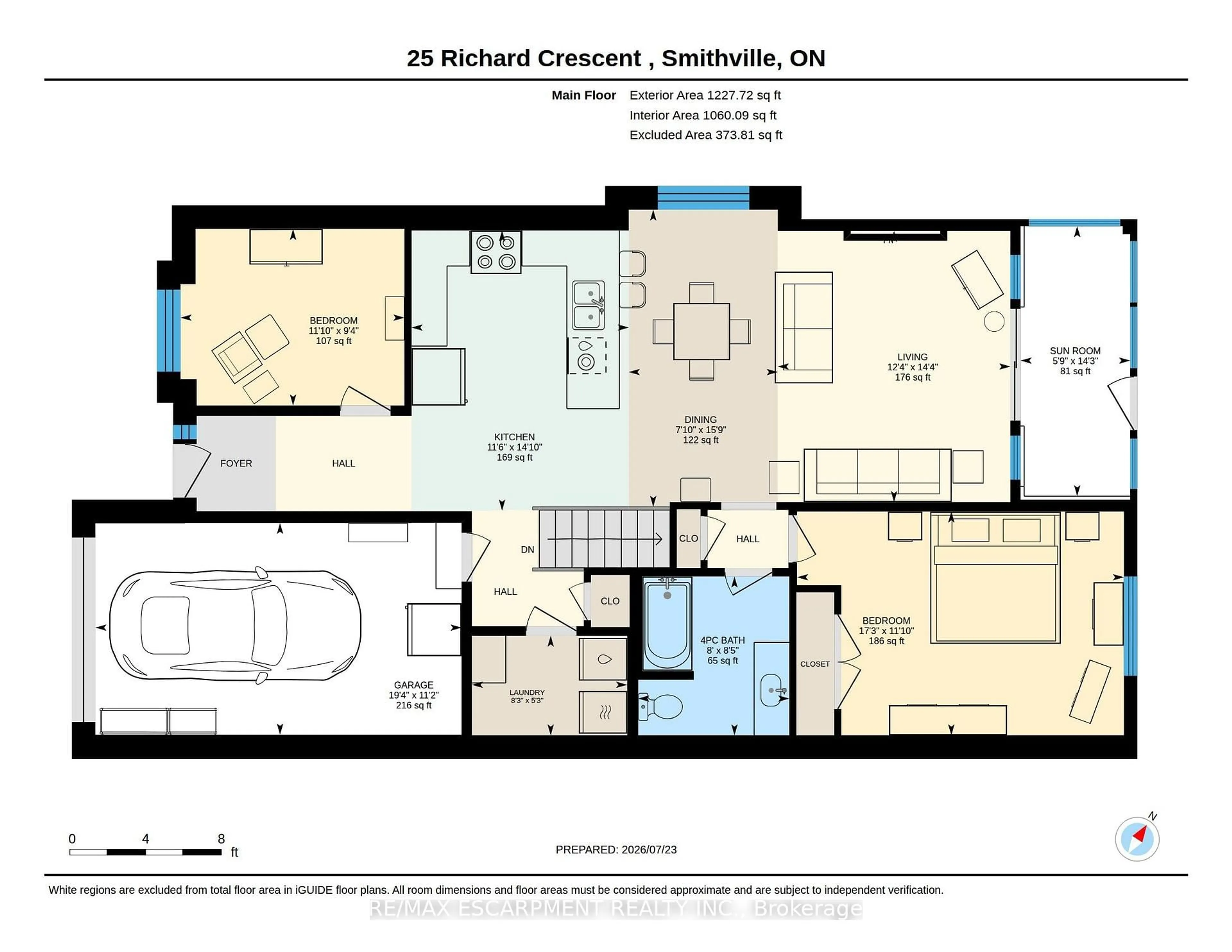 Floor plan for 25 Richard Cres, West Lincoln Ontario L0R 2A0
