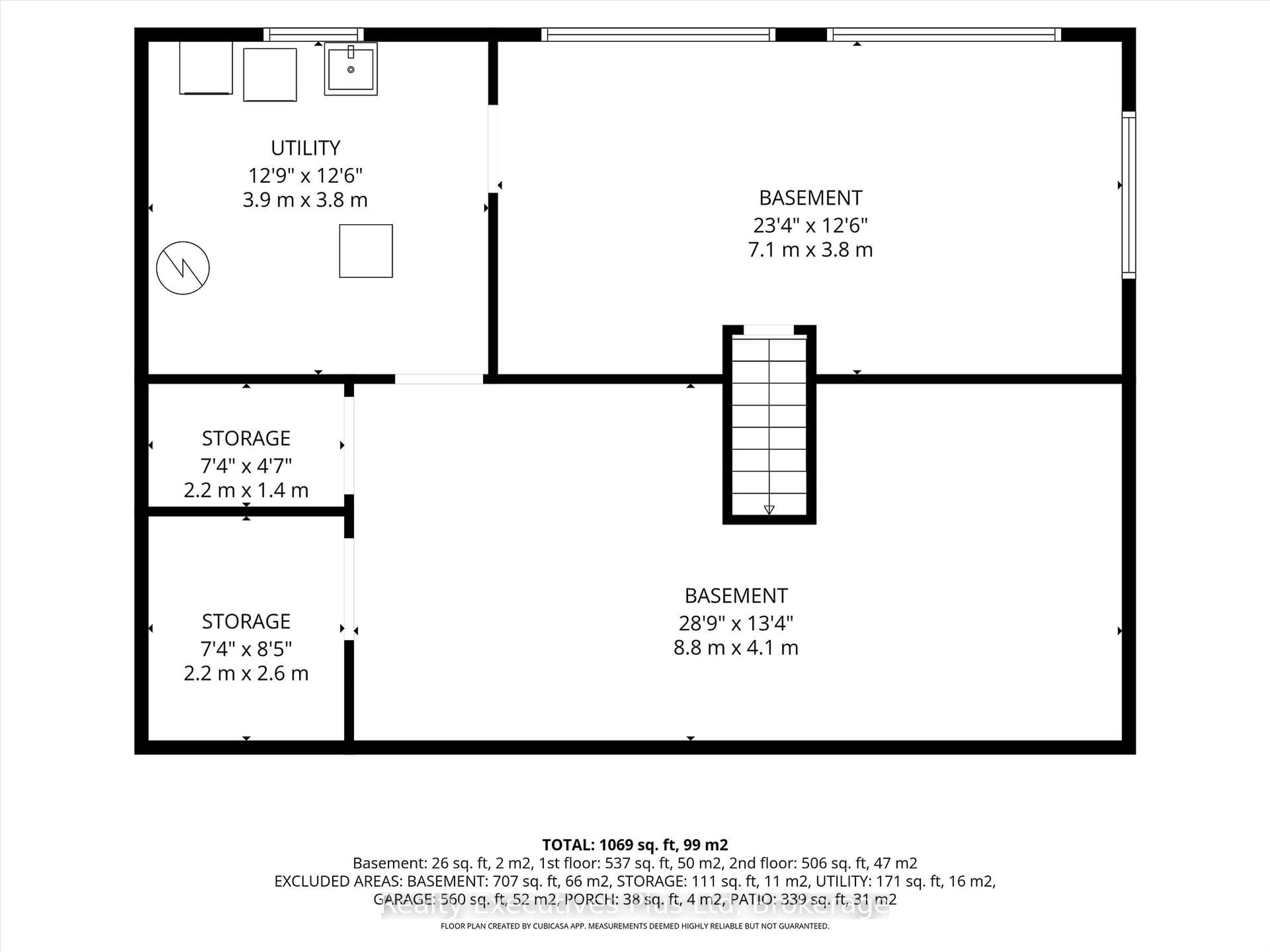 Floor plan for 106 Cheryl Cres, Strong Ontario P0A 1Z0