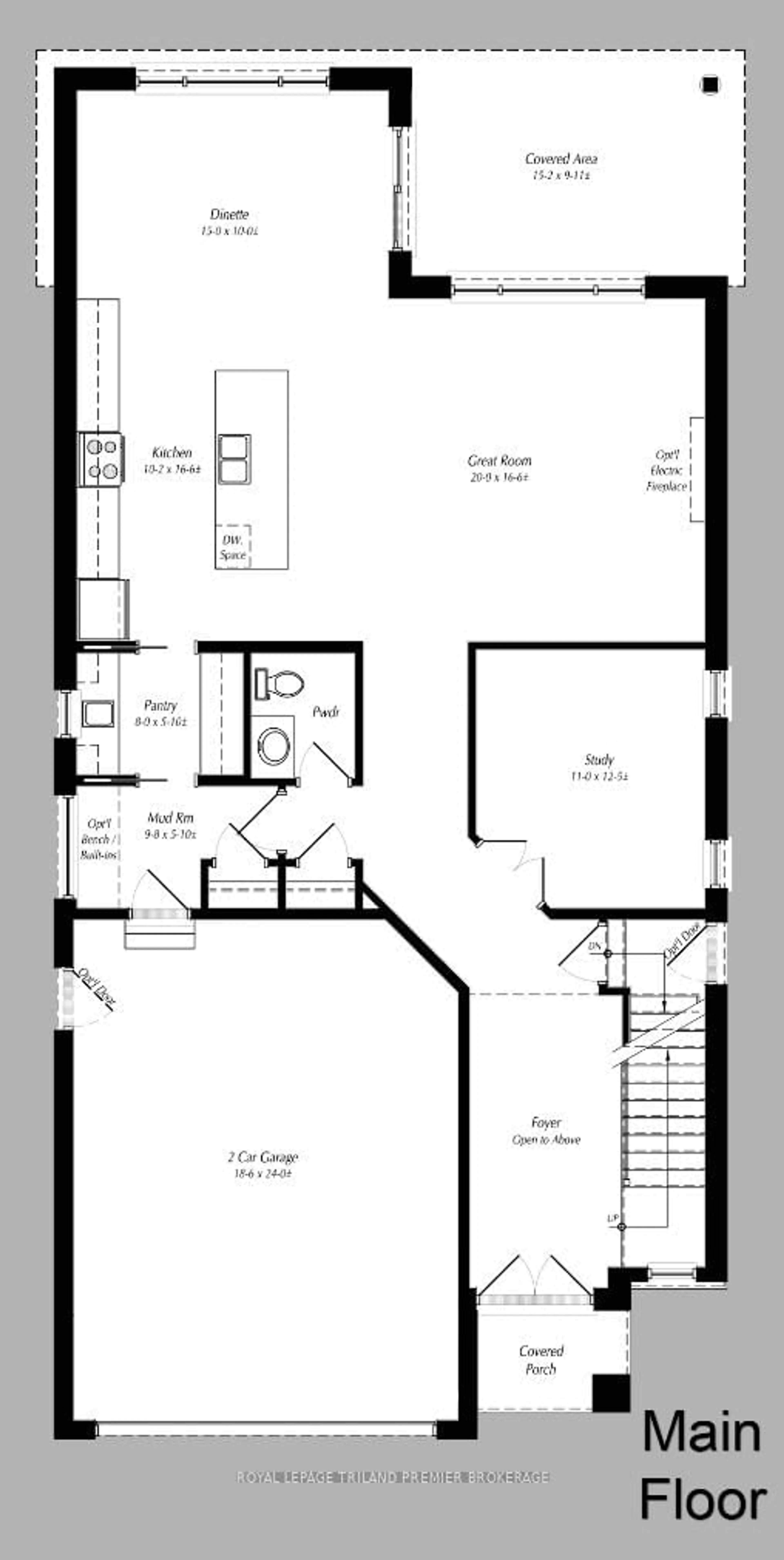 Floor plan for 82 DEARING Dr, South Huron Ontario N0M 1T0