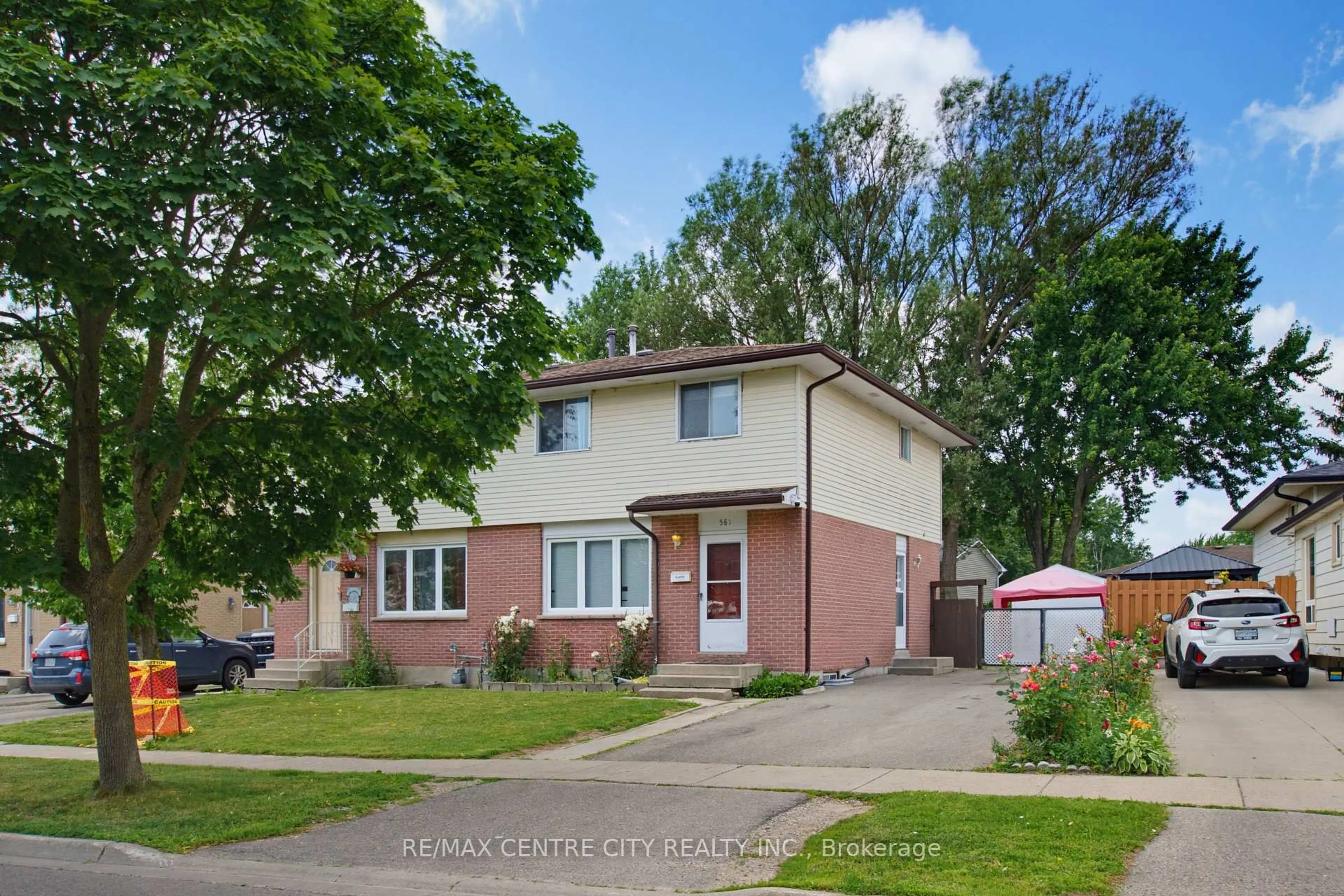 Home with brick exterior material, street for 581 Deveron Cres, London South Ontario N5Z 4M4