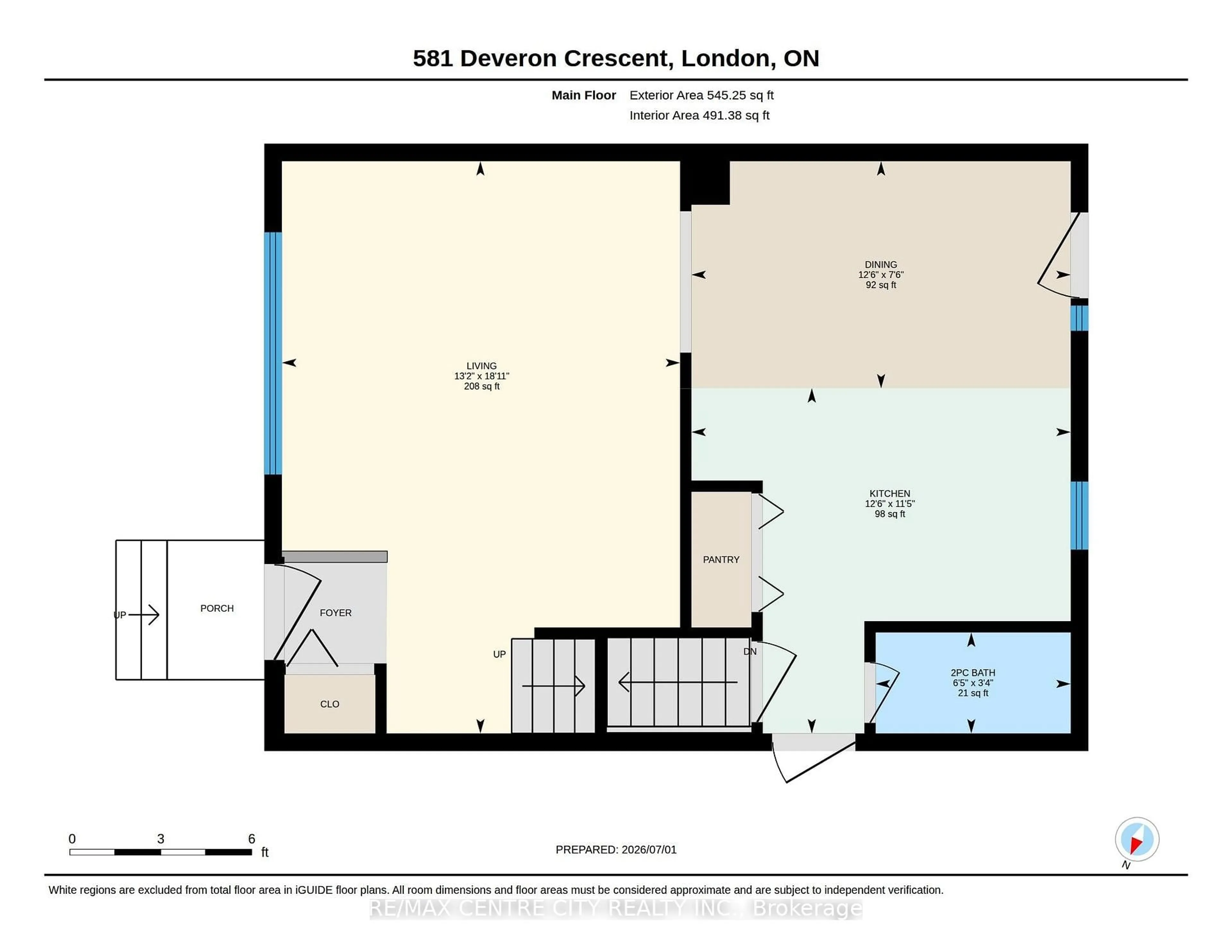 Floor plan for 581 Deveron Cres, London South Ontario N5Z 4M4