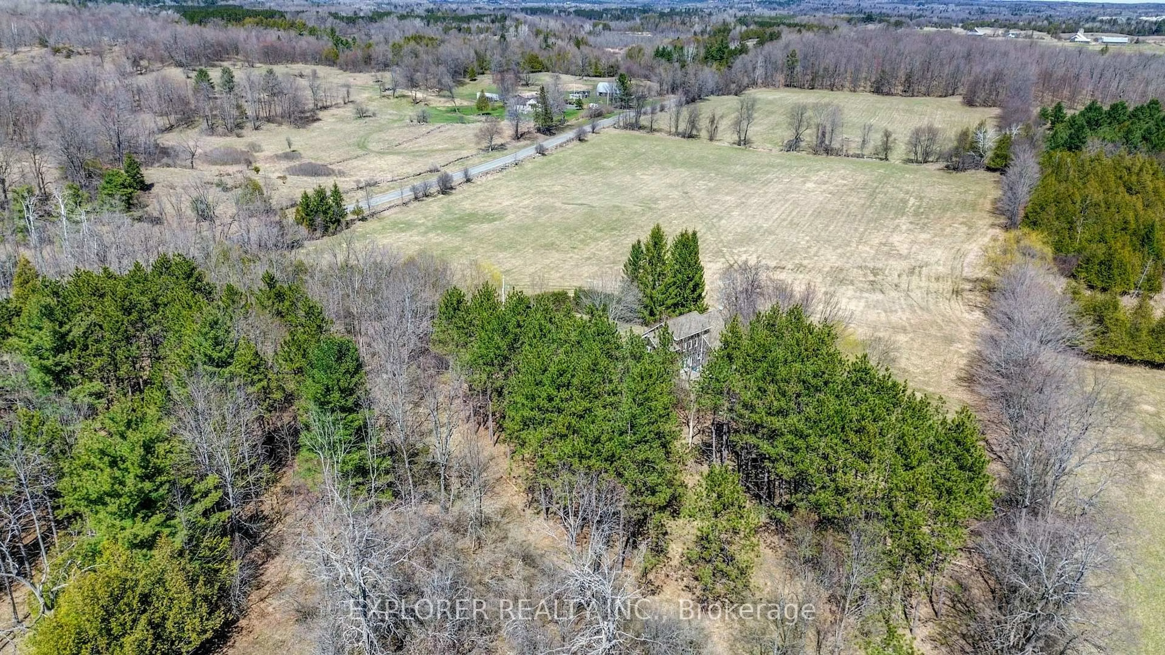 A pic from outside/outdoor area/front of a property/back of a property/a pic from drone, forest/trees view for 720 Rosetta Rd, Lanark Ontario K0G 1K0