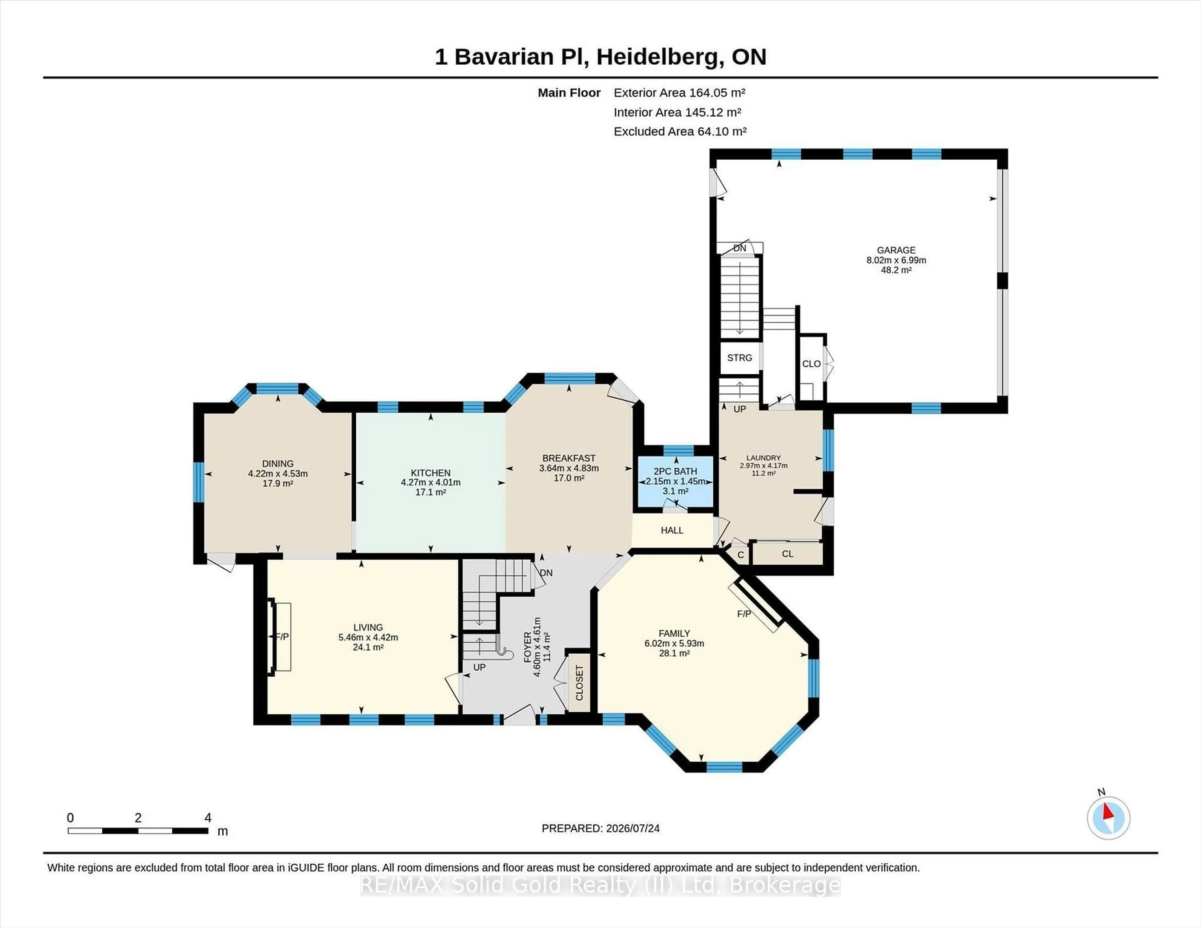 Floor plan for 1 Bavarian Pl, Woolwich Ontario N0B 2M1