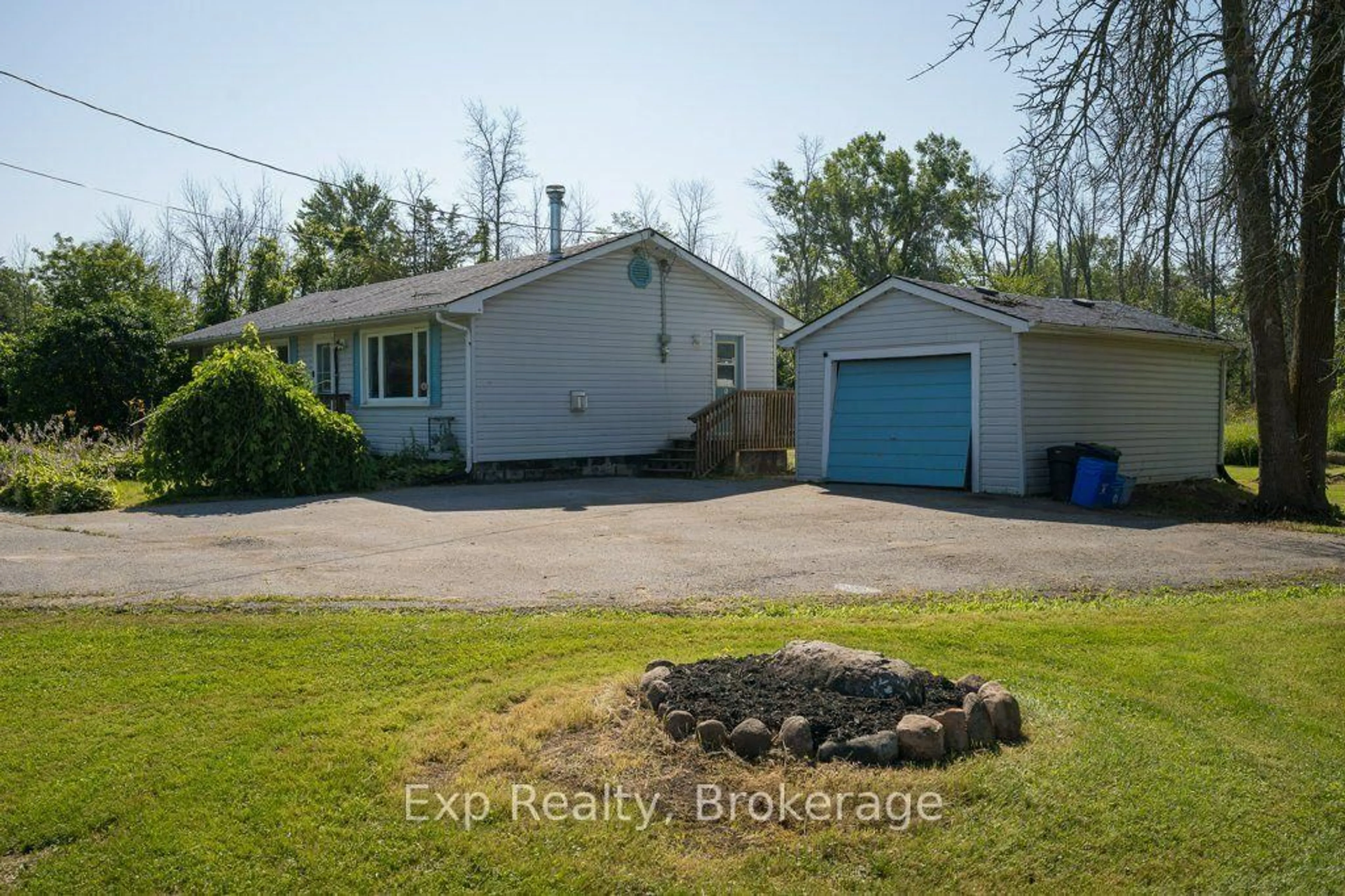 A pic from outside/outdoor area/front of a property/back of a property/a pic from drone, water/lake/river/ocean view for 388 Meyers Creek Rd, Trenton Ontario K8V 5P8