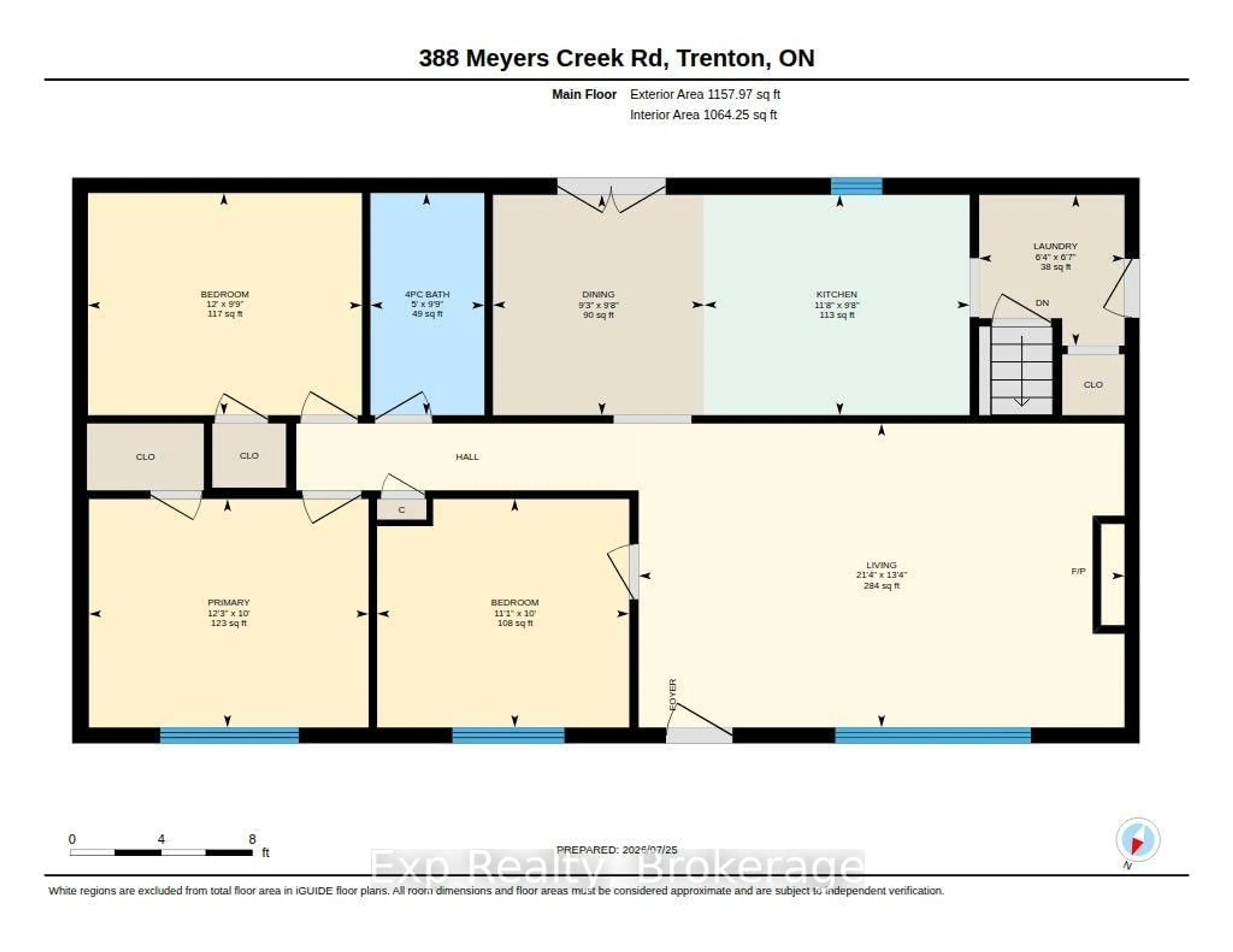Floor plan for 388 Meyers Creek Rd, Trenton Ontario K8V 5P8