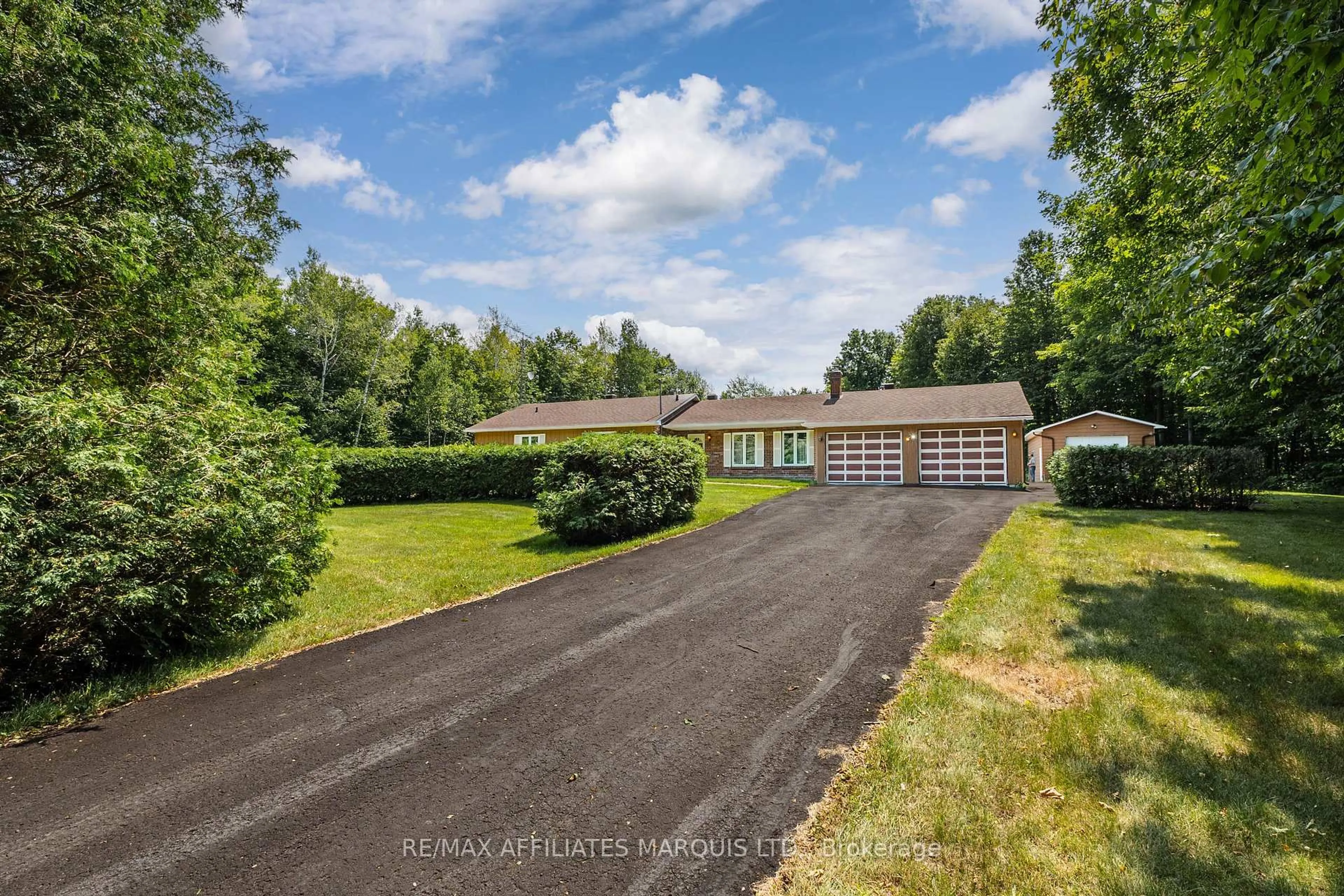 A pic from outside/outdoor area/front of a property/back of a property/a pic from drone, street for 19458 Caber Rd, South Glengarry Ontario K0C 1S0