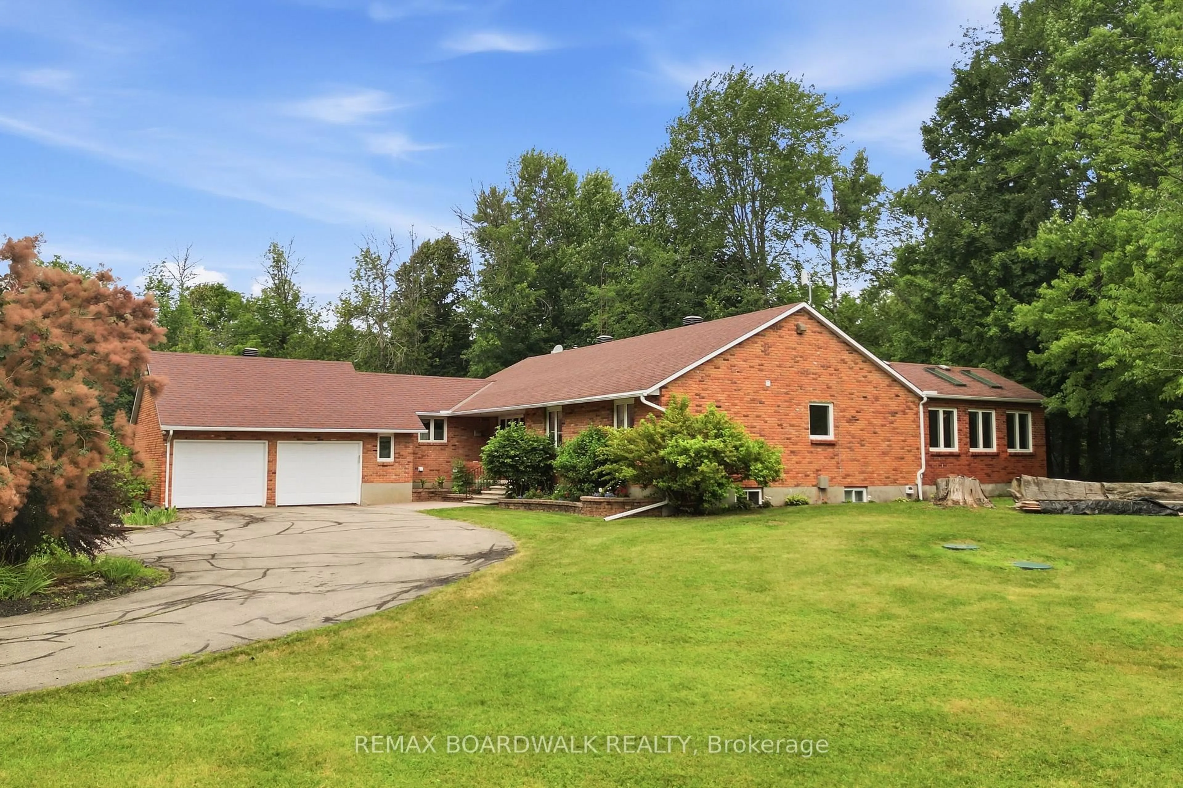 A pic from outside/outdoor area/front of a property/back of a property/a pic from drone, water/lake/river/ocean view for 398 Mccann Rd, Beckwith Ontario K7C 0T8