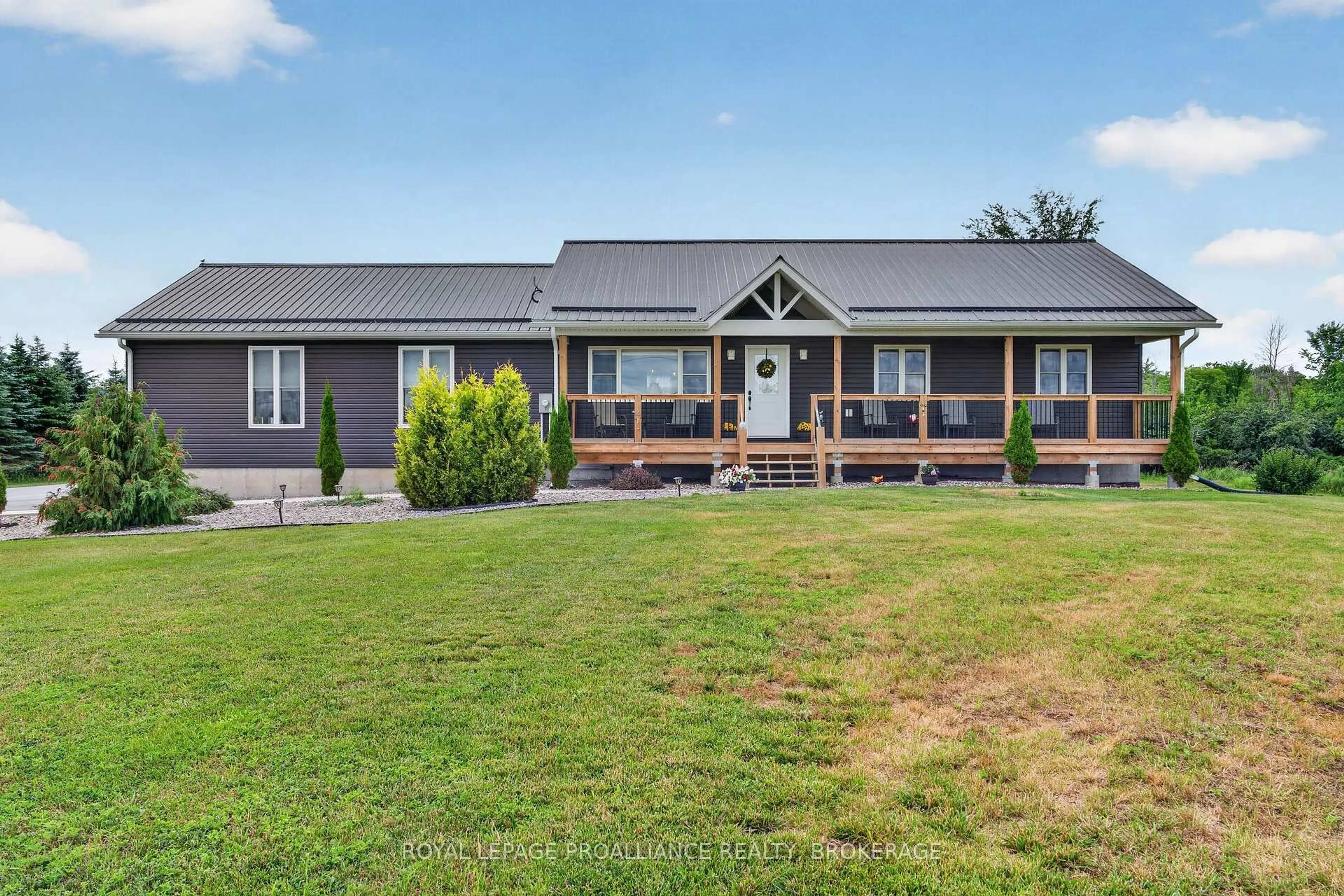 A pic from outside/outdoor area/front of a property/back of a property/a pic from drone, mountain view for 3160 McConnell Rd, Bissett Creek Ontario K0H 2H0