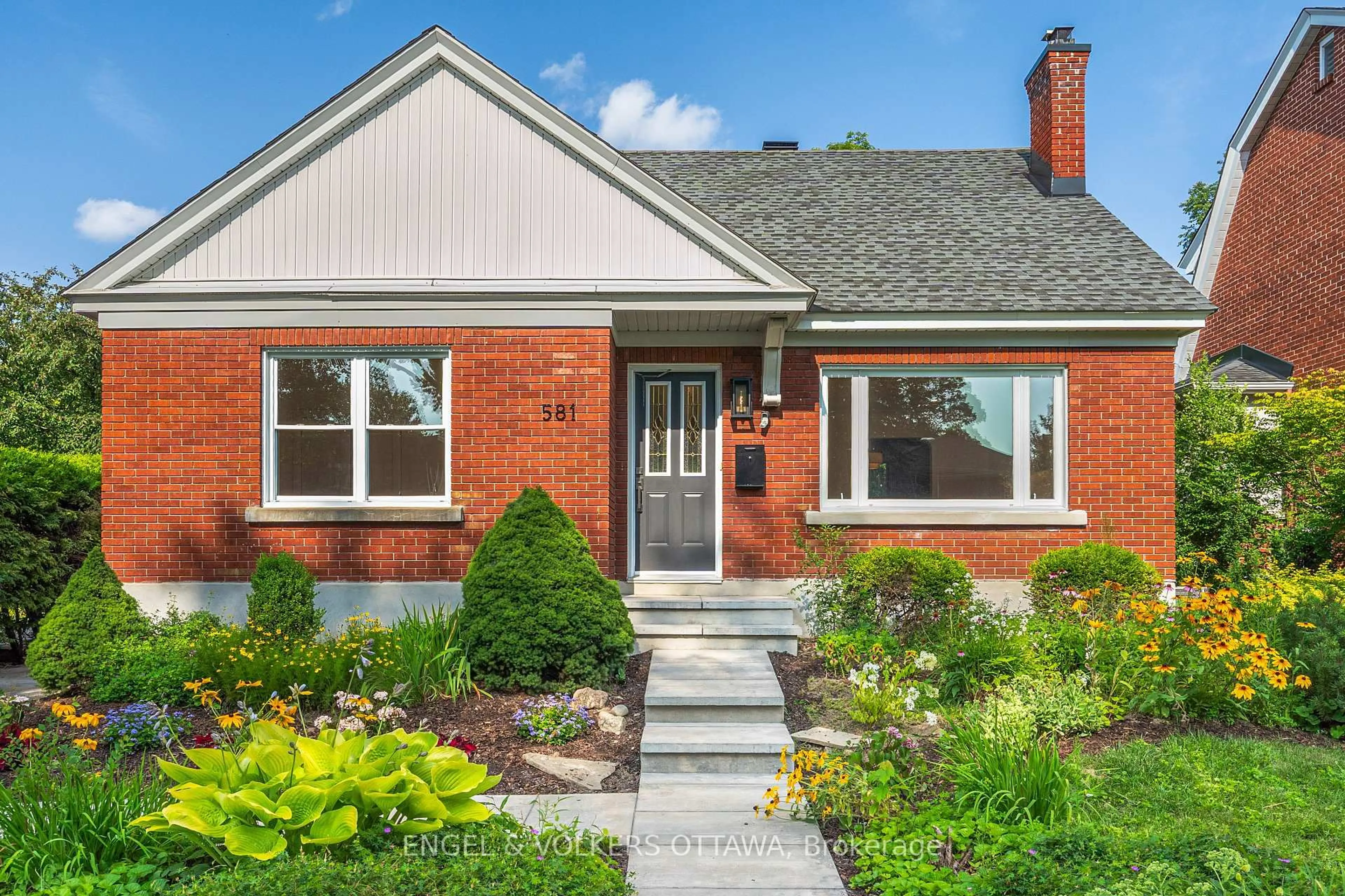 Home with brick exterior material, street for 581 Windermere Ave, Ottawa Ontario K2A 2W4