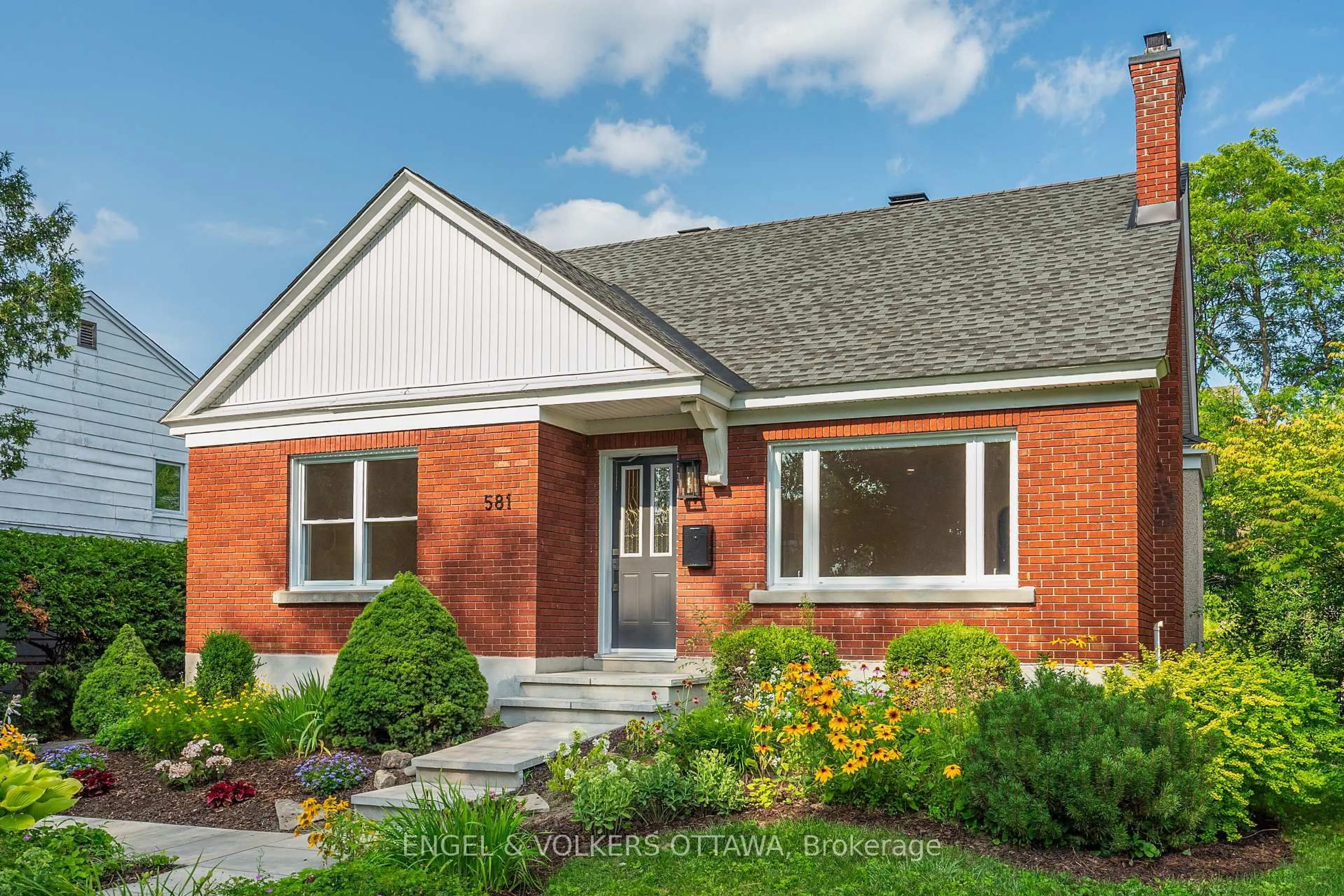 Home with brick exterior material, street for 581 Windermere Ave, Ottawa Ontario K2A 2W4