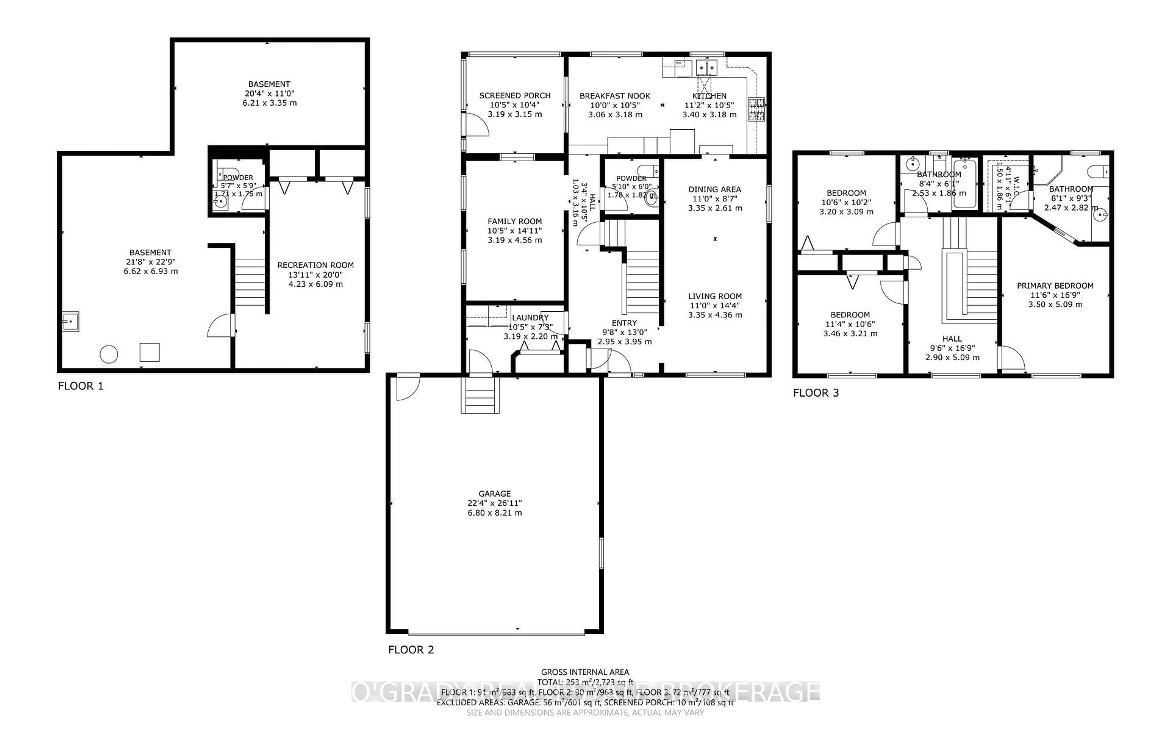 Floor plan for 1004 Crestwood Dr, Brockville Ontario K6V 7N1