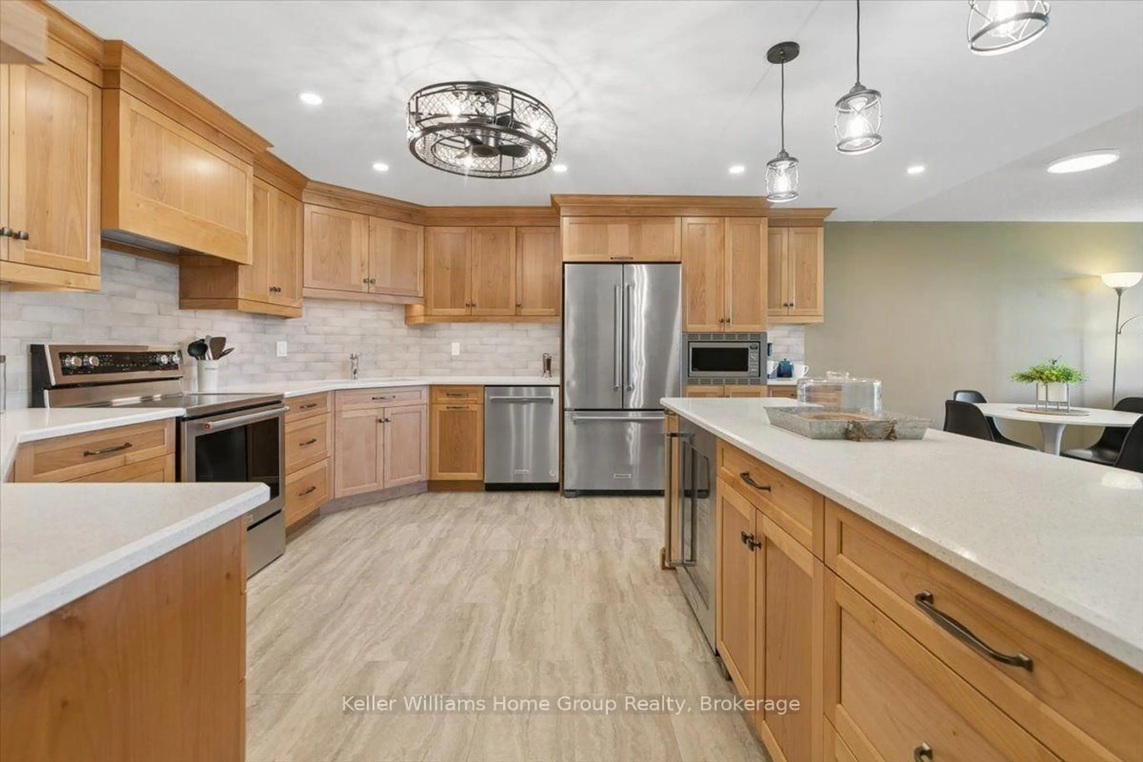 Open concept kitchen, ceramic/tile floor for 24 Marilyn Dr #902, Guelph Ontario N1H 8E9