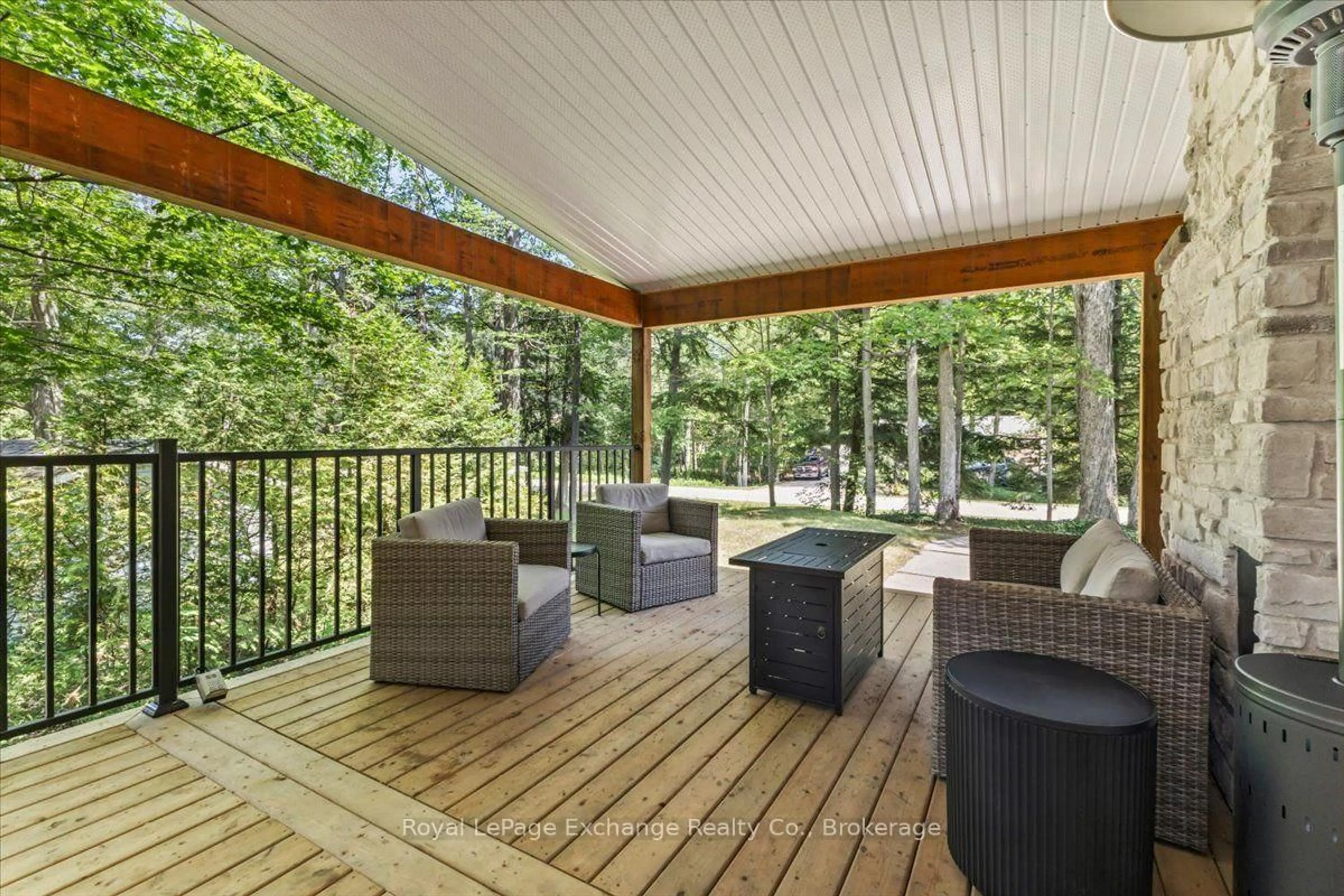 Patio, forest/trees view for 819 Wilson Ave, Huron-Kinloss Ontario N2Z 2X3