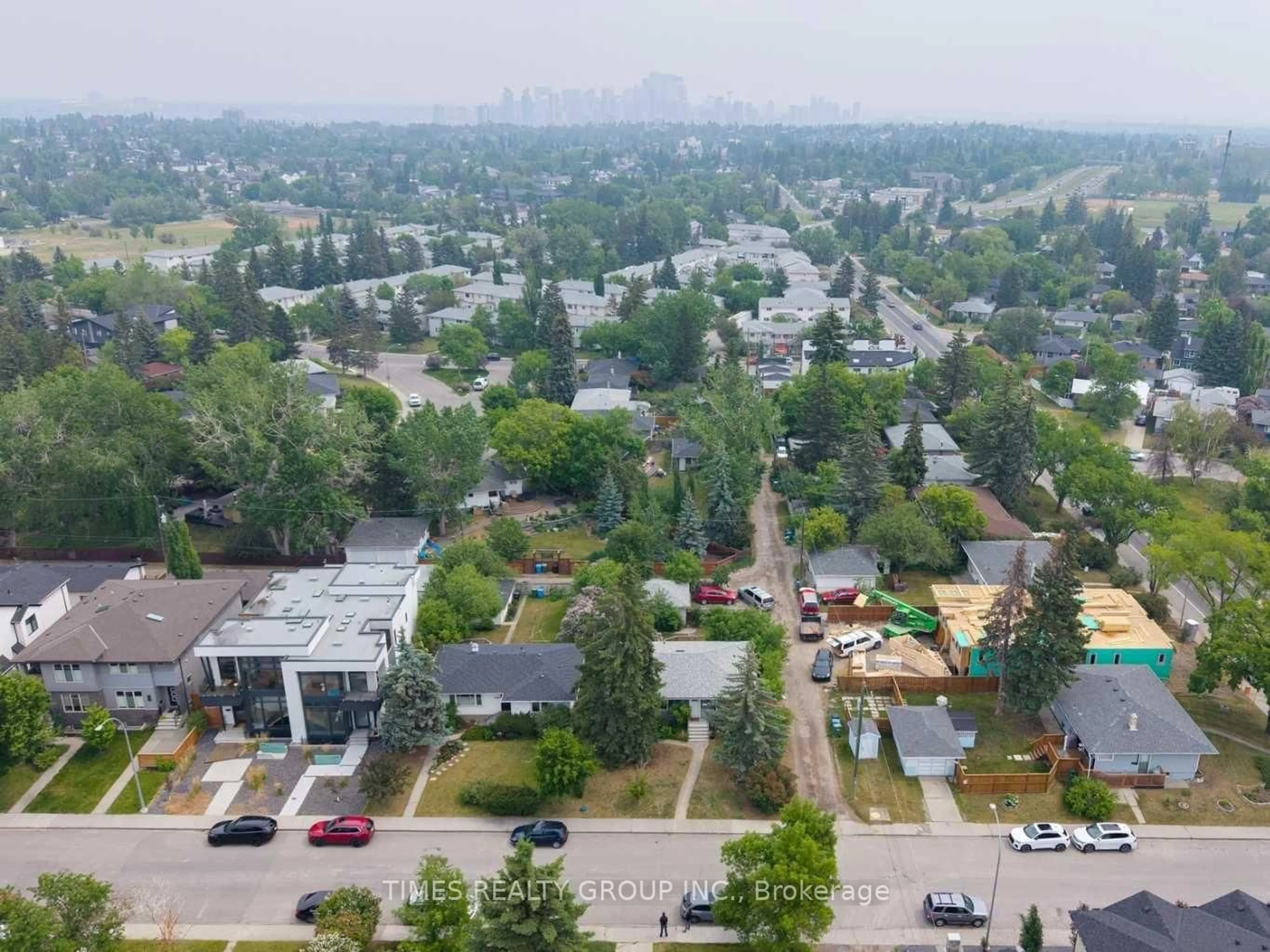 A pic from outside/outdoor area/front of a property/back of a property/a pic from drone, city buildings view from balcony for 3234 Kinsale Rd. SW, Out of Area Alberta T3E 4S2