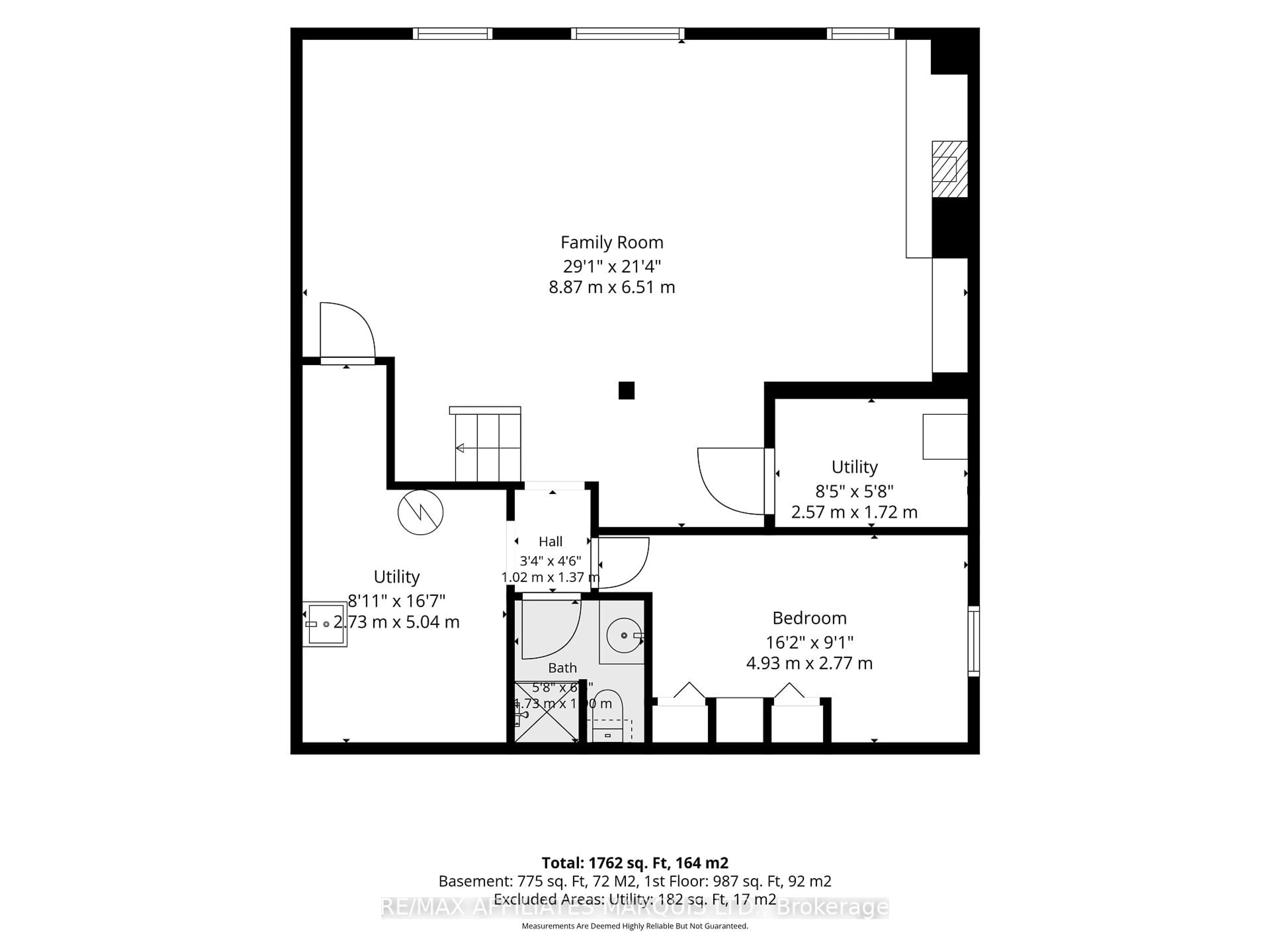 Floor plan for 529 Anthony St, Cornwall Ontario K6H 5L1