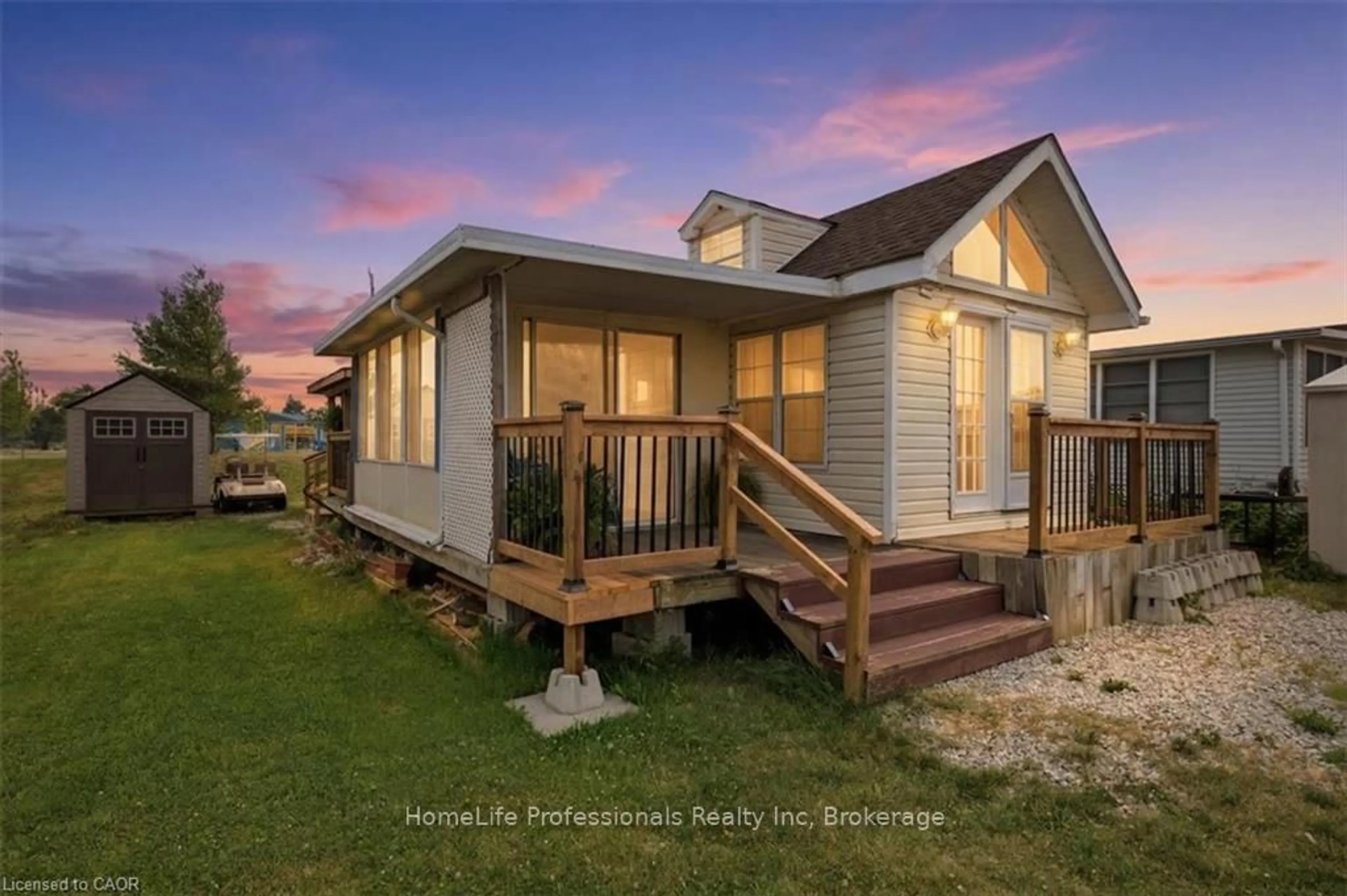 Home with vinyl exterior material, street for 659 PORT MAITLAND Rd #55L, Haldimand Ontario N1A 2W6