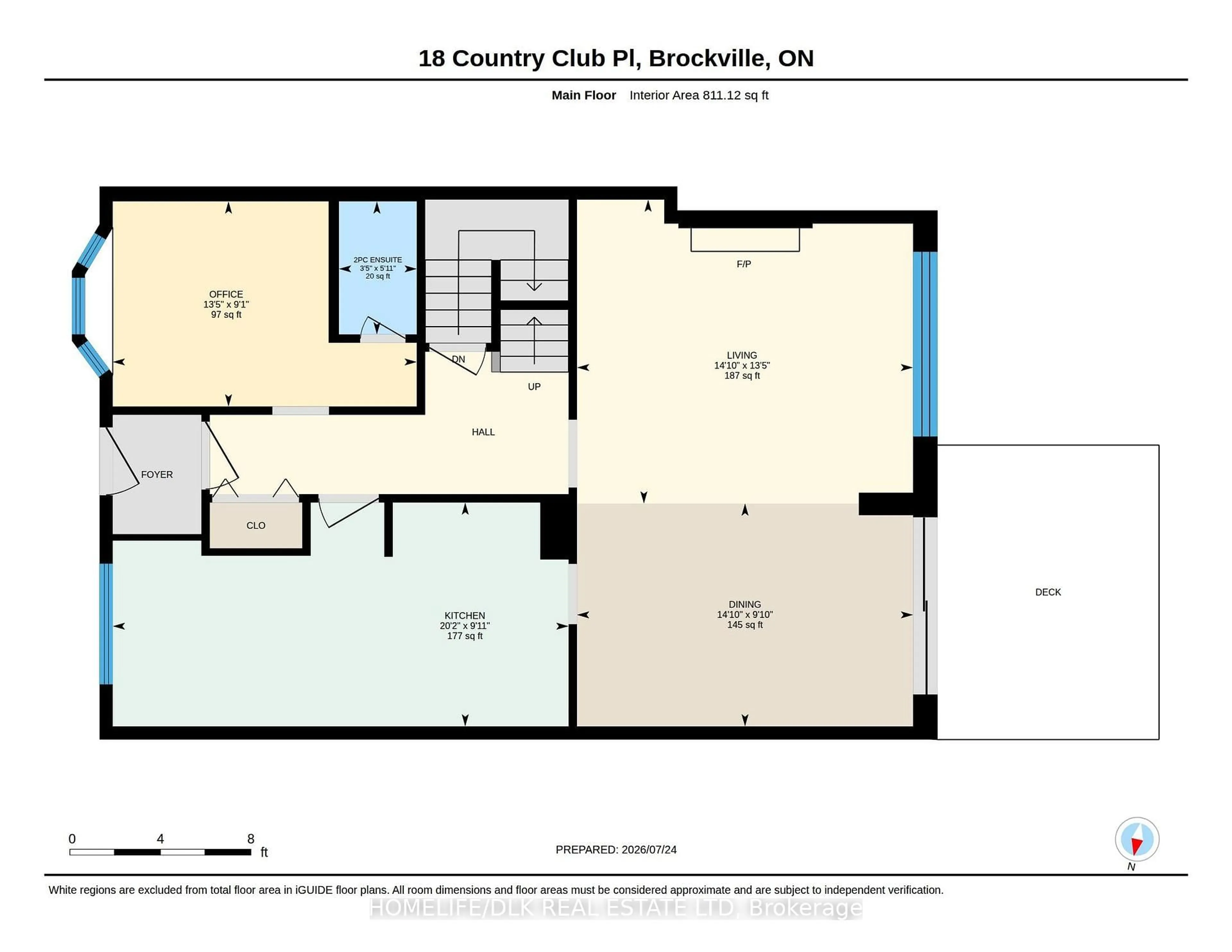 Floor plan for 18 Country Club Pl, Brockville Ontario K6V 6T7