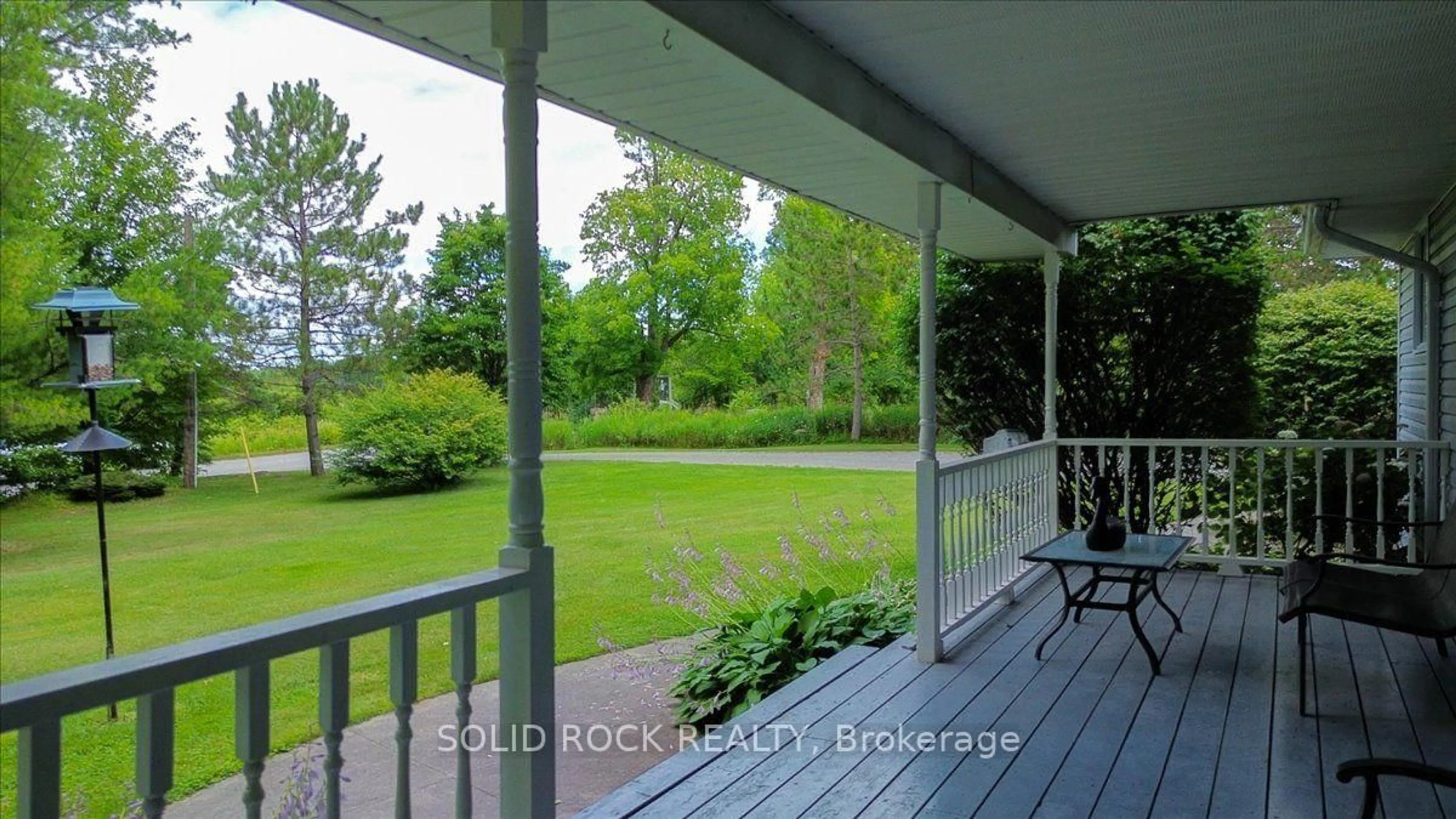 Patio, water/lake/river/ocean view for 313 Pine Grove Rd, Cramahe Ontario K0K 1M0