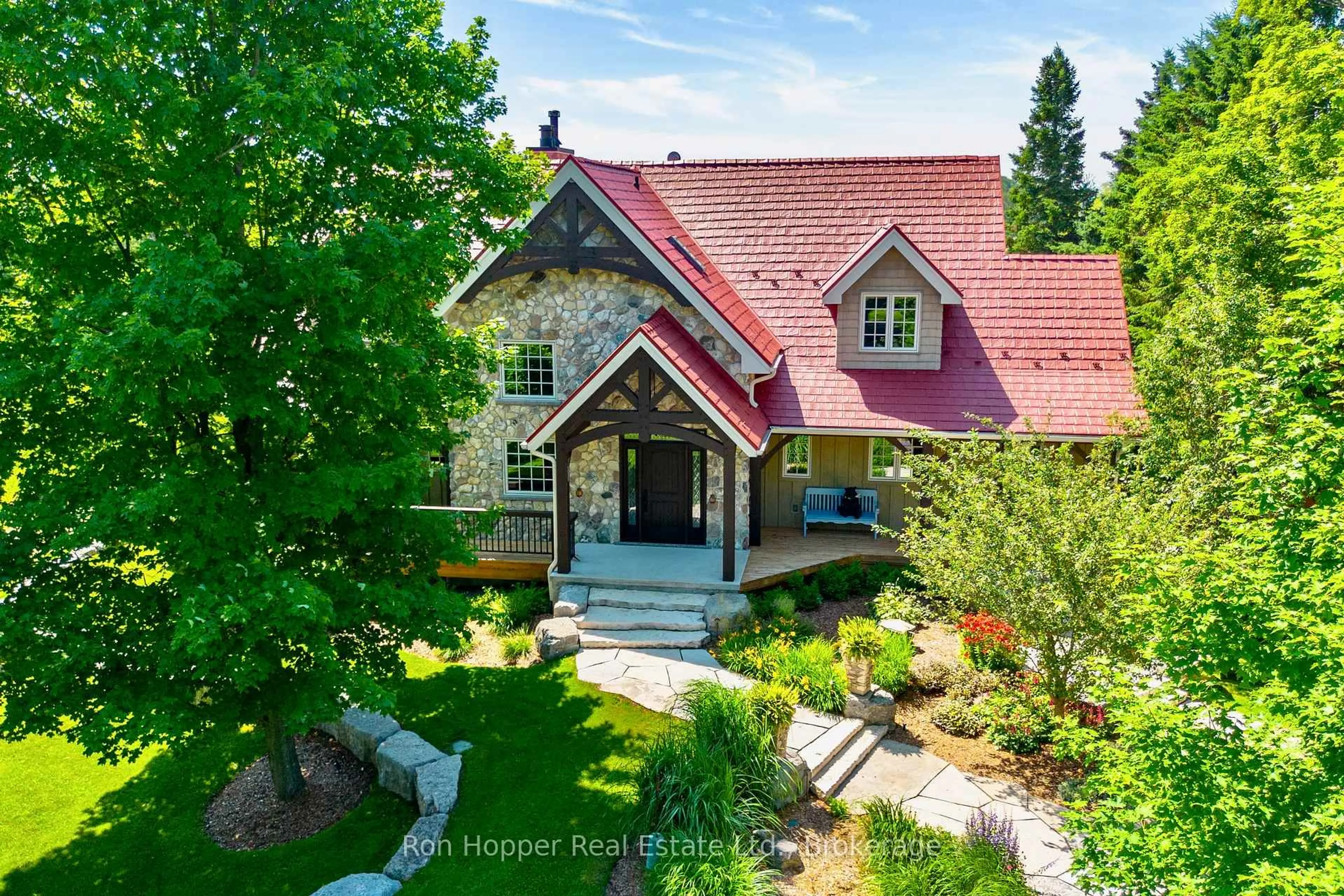 A pic from outside/outdoor area/front of a property/back of a property/a pic from drone, unknown for 305256 South Line A Line, Grey Highlands Ontario N0C 1K0