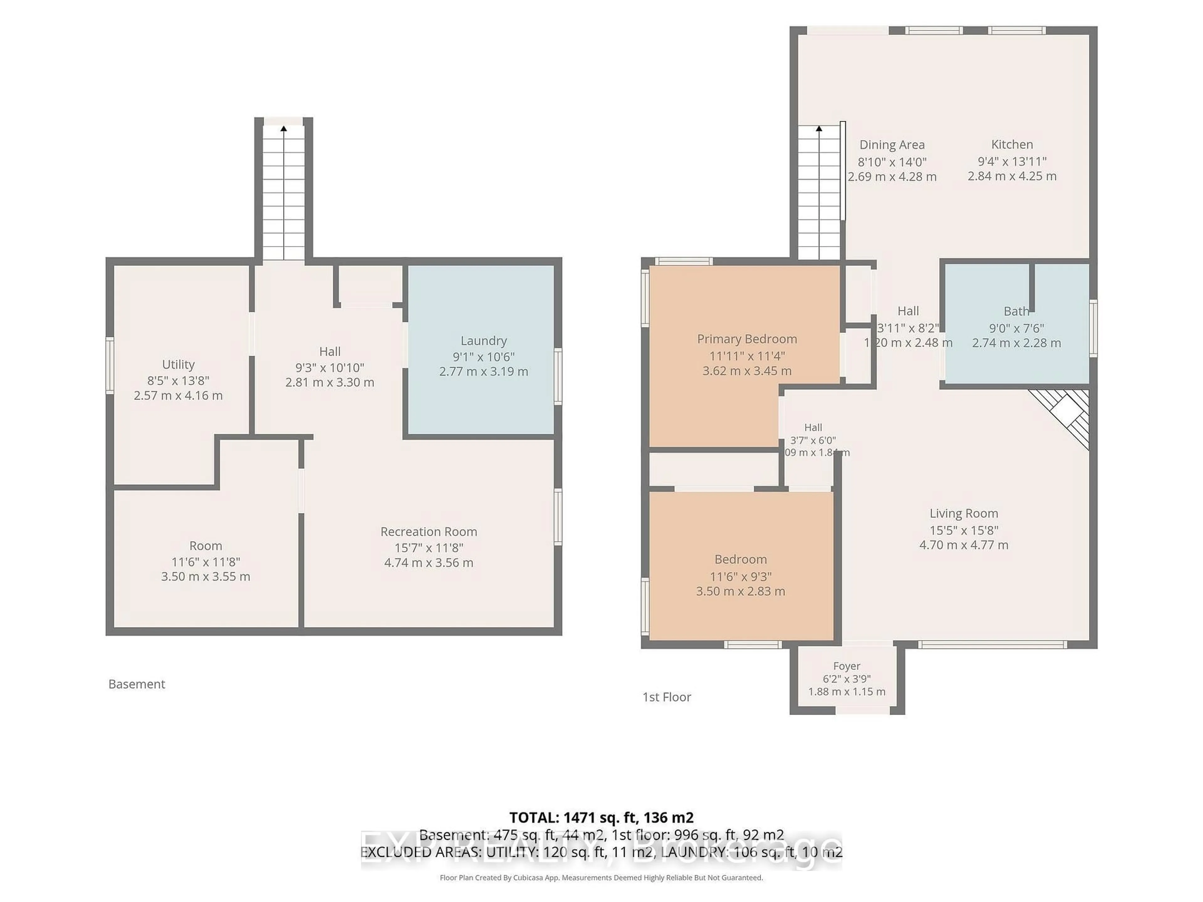 Floor plan for 172 East St, London East Ontario N5Z 2R8
