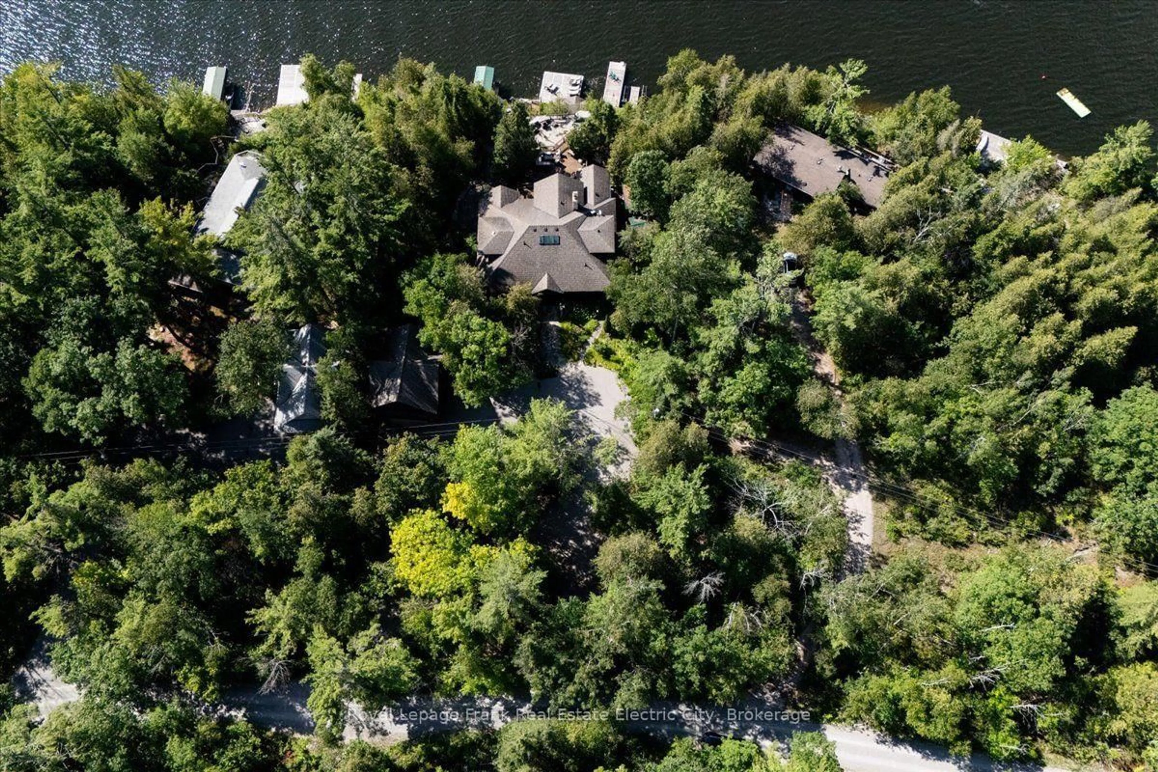 A pic from outside/outdoor area/front of a property/back of a property/a pic from drone, water/lake/river/ocean view for 538 Rishor Ave, Douro-Dummer Ontario K0L 2H0
