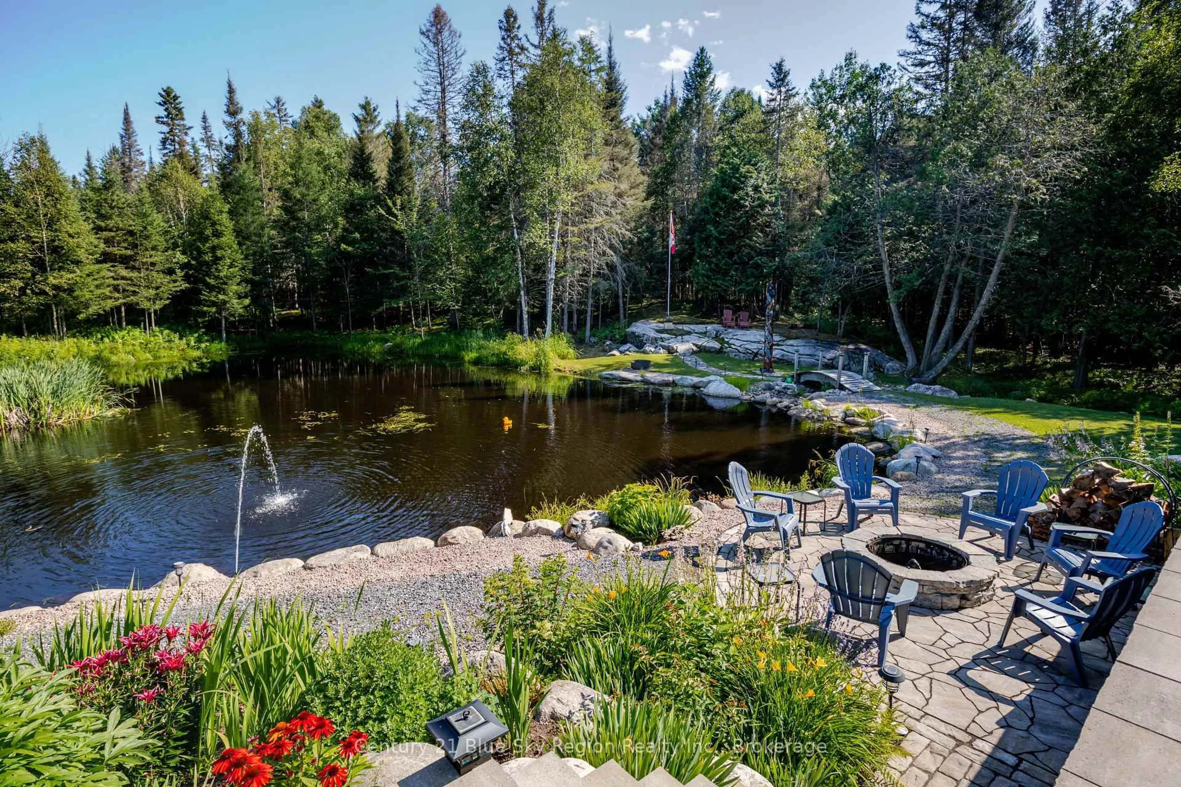 Patio, water/lake/river/ocean view for 695 Weiler Line, Powassan Ontario P0H 2L0