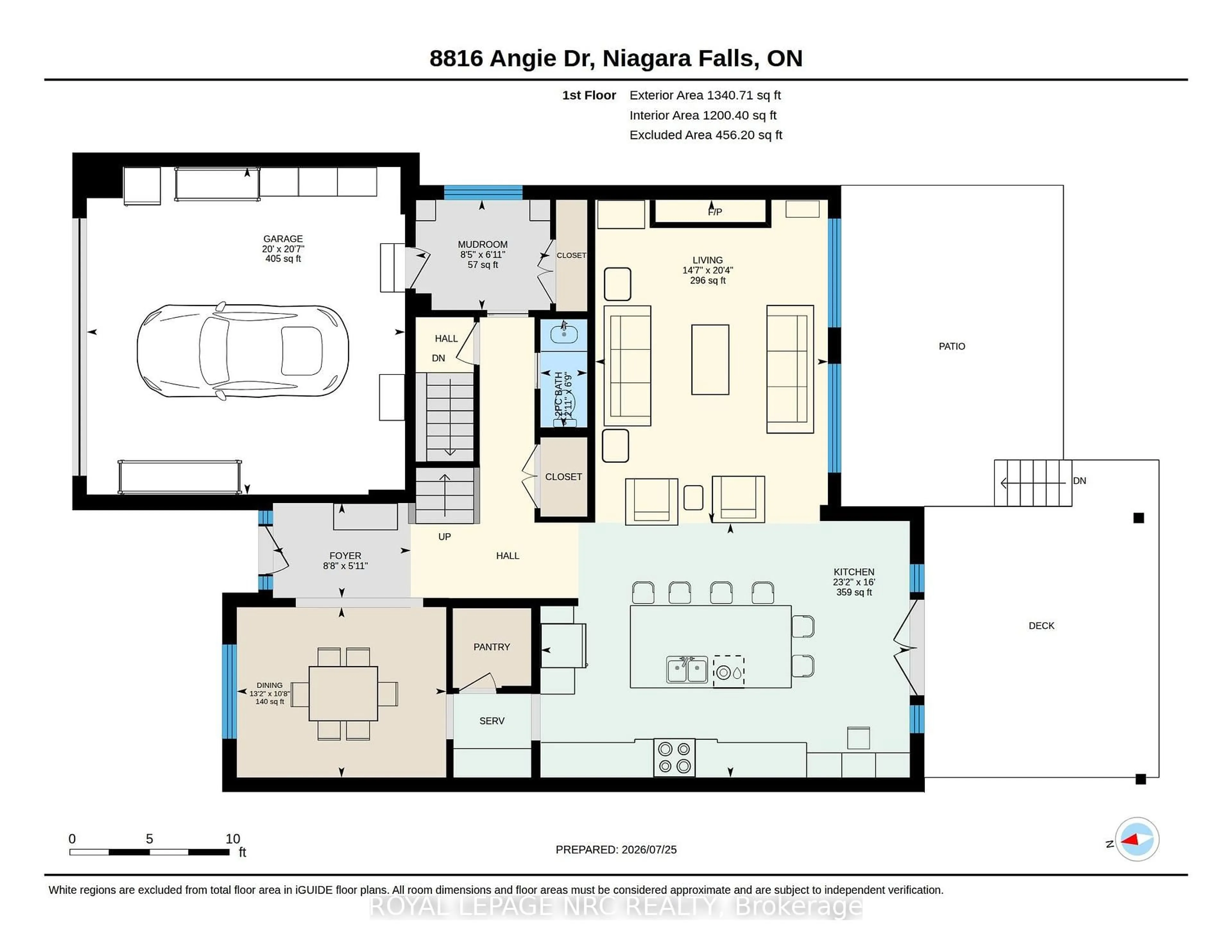 Floor plan for 8816 Angie Dr, Niagara Falls Ontario L2H 0H9