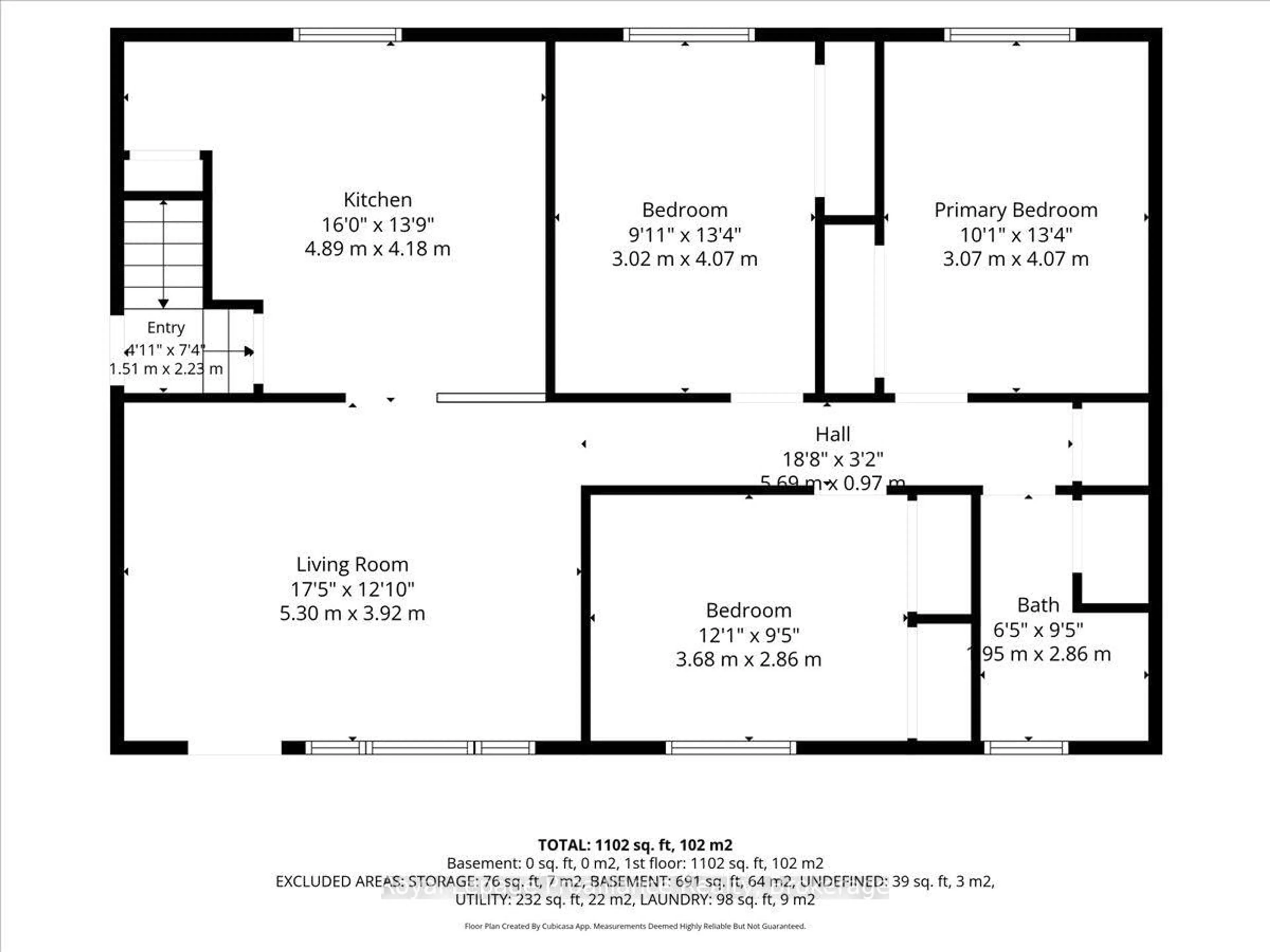 Floor plan for 42-B Hawkins Bay Rd, Tweed Ontario K0K 3J0