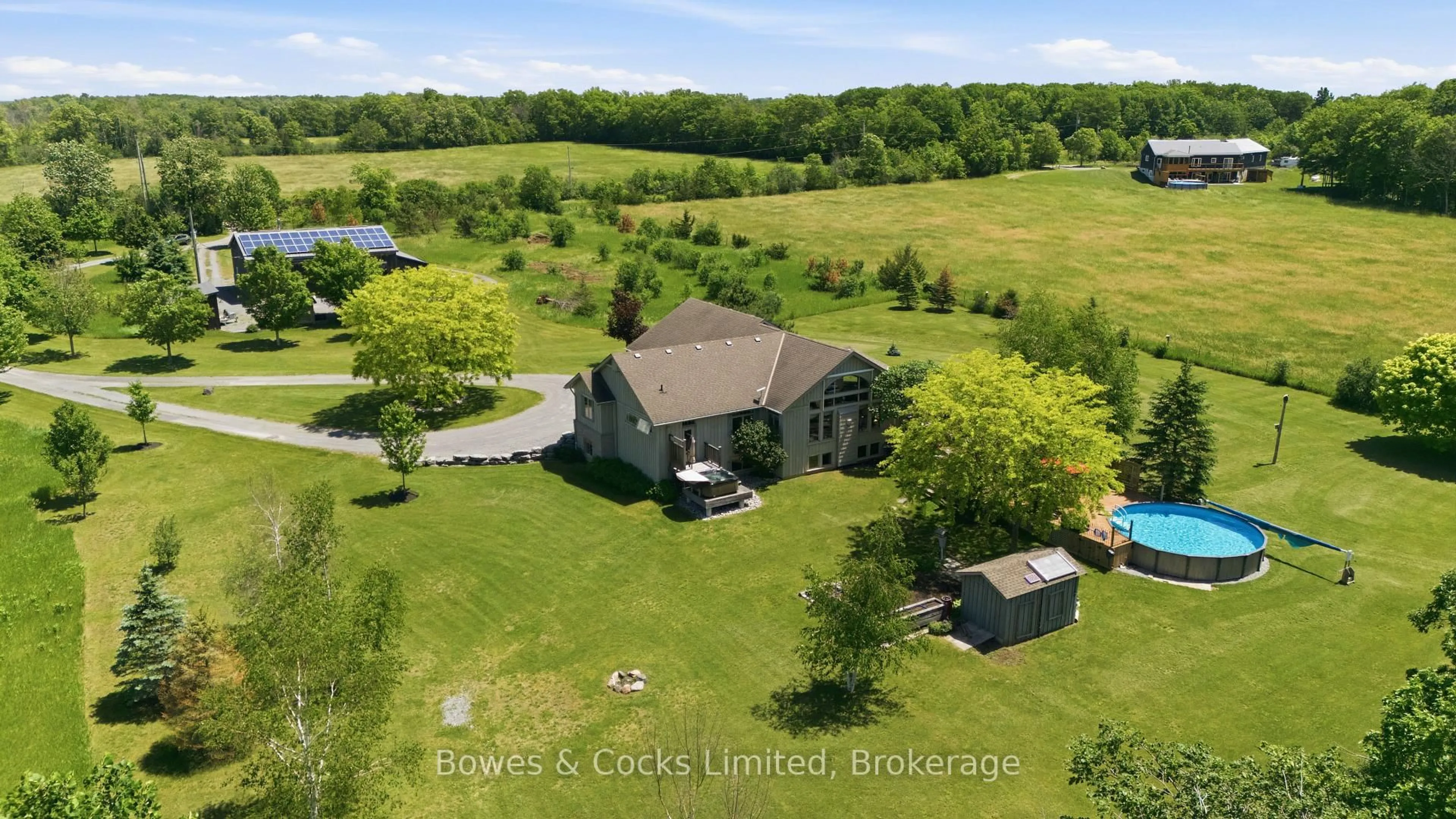 A pic from outside/outdoor area/front of a property/back of a property/a pic from drone, unknown for 301 Snider Rd, Prince Edward County Ontario K0K 1L0