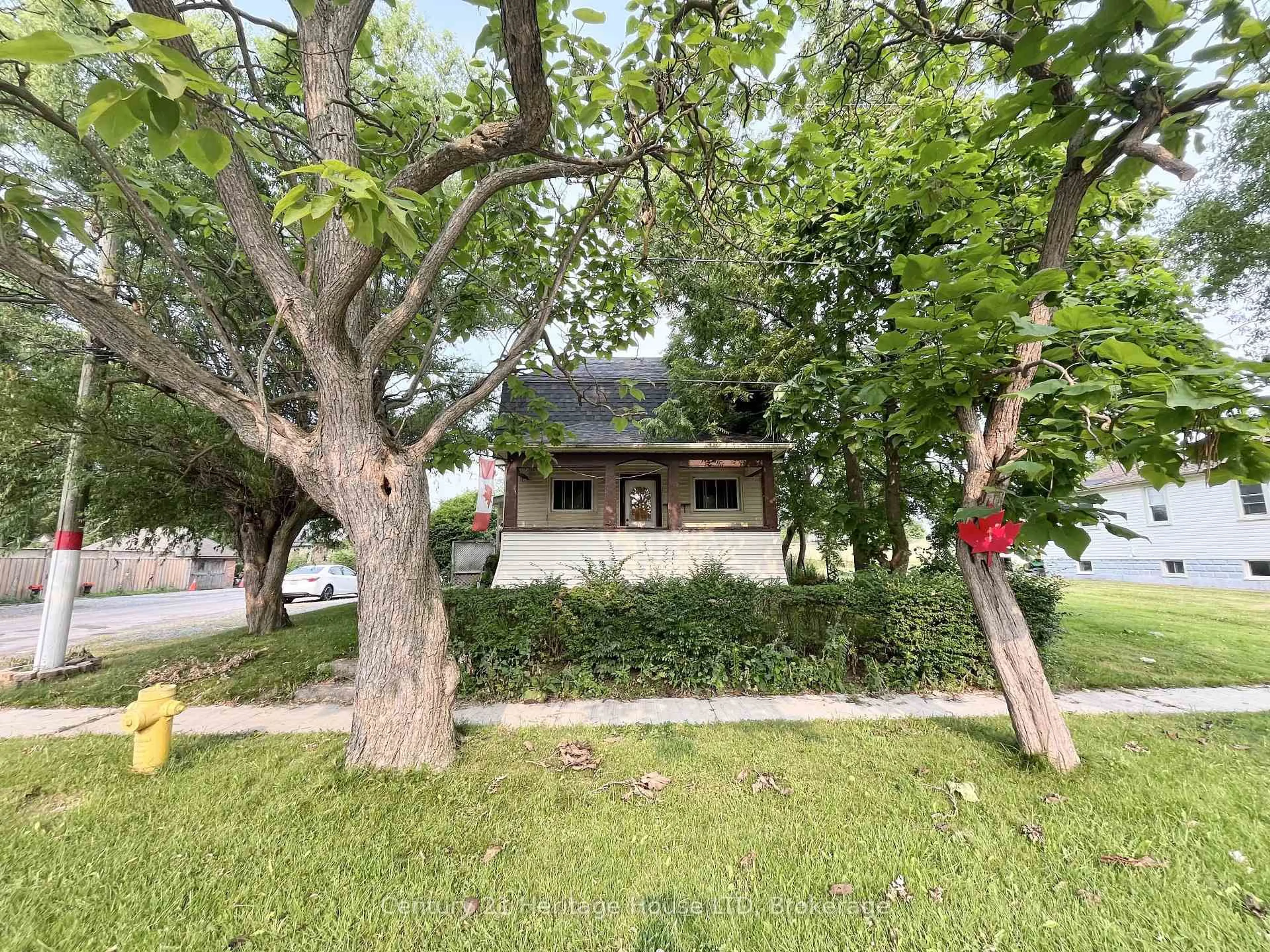 A pic from outside/outdoor area/front of a property/back of a property/a pic from drone, street for 119 Pilkington St, Thorold Ontario L2V 1B5