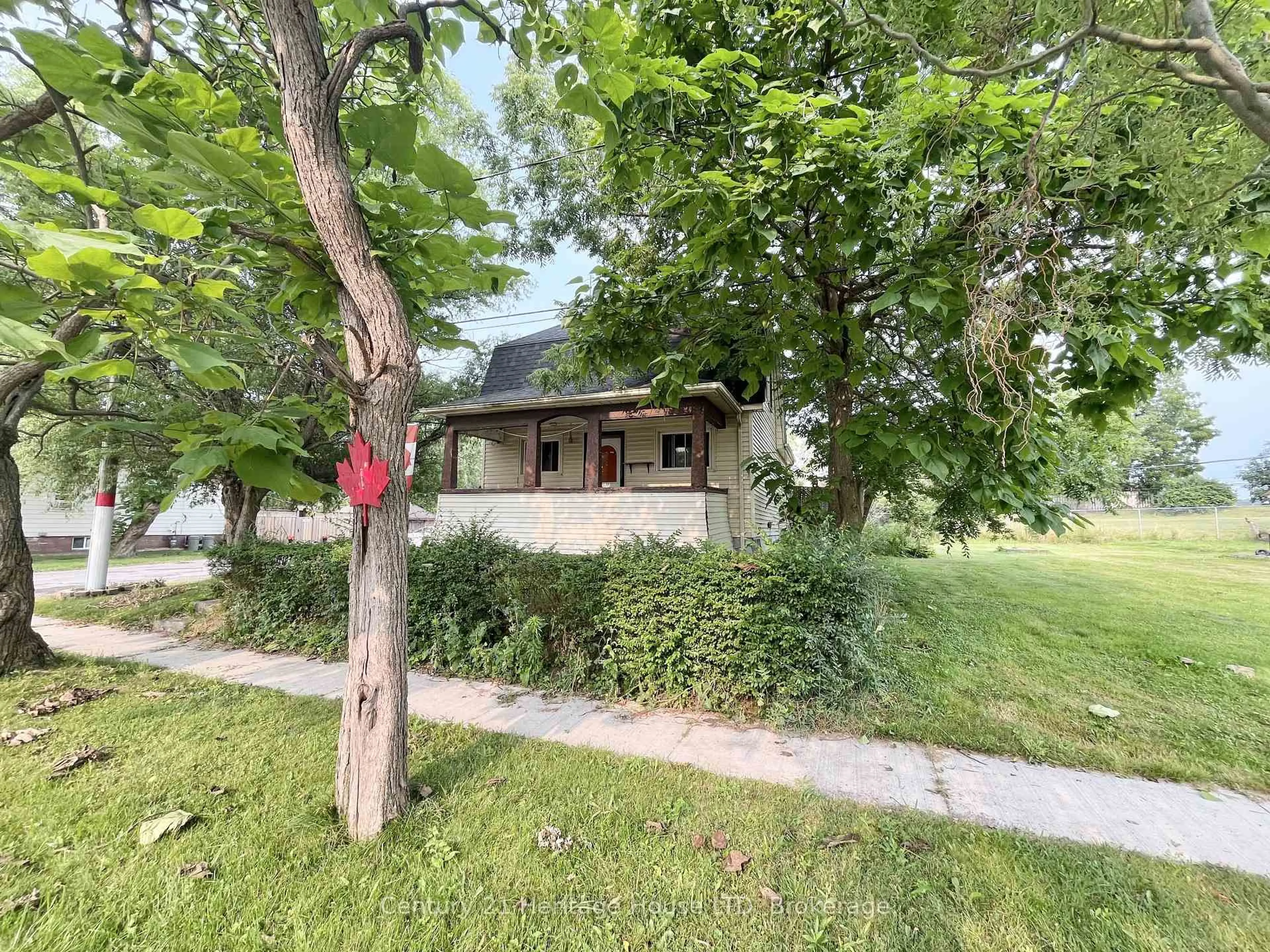 A pic from outside/outdoor area/front of a property/back of a property/a pic from drone, street for 119 Pilkington St, Thorold Ontario L2V 1B5