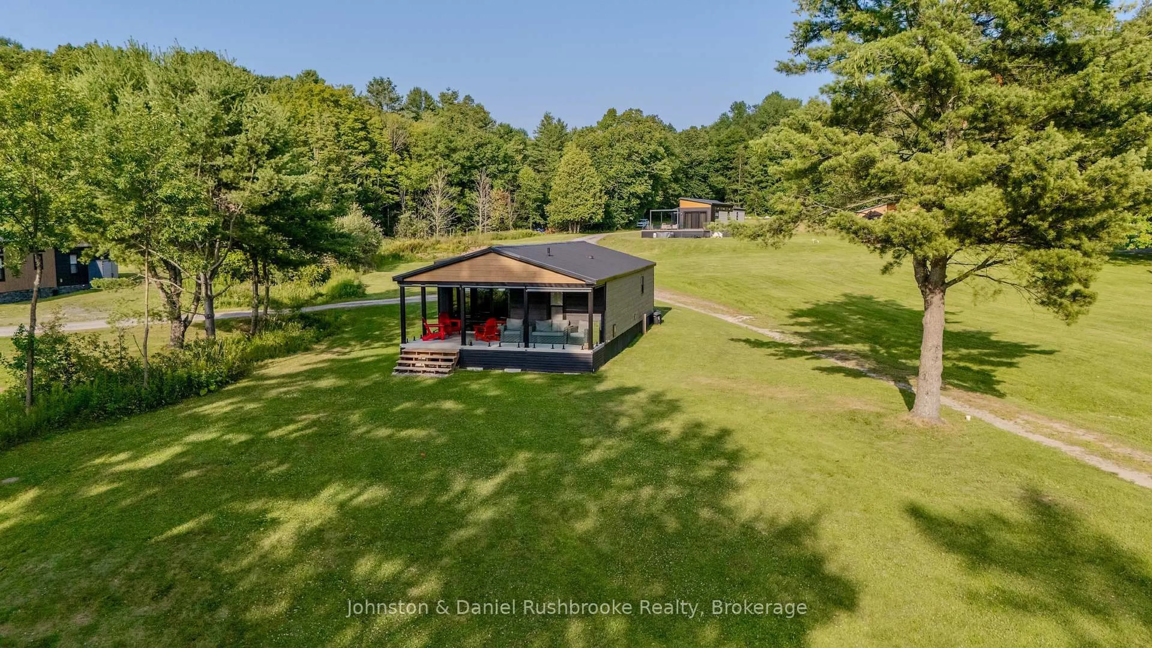A pic from outside/outdoor area/front of a property/back of a property/a pic from drone, water/lake/river/ocean view for 1366 Rosseau Lake Road 2 Rd #Site 11, Muskoka Lakes Ontario P0B 1J0