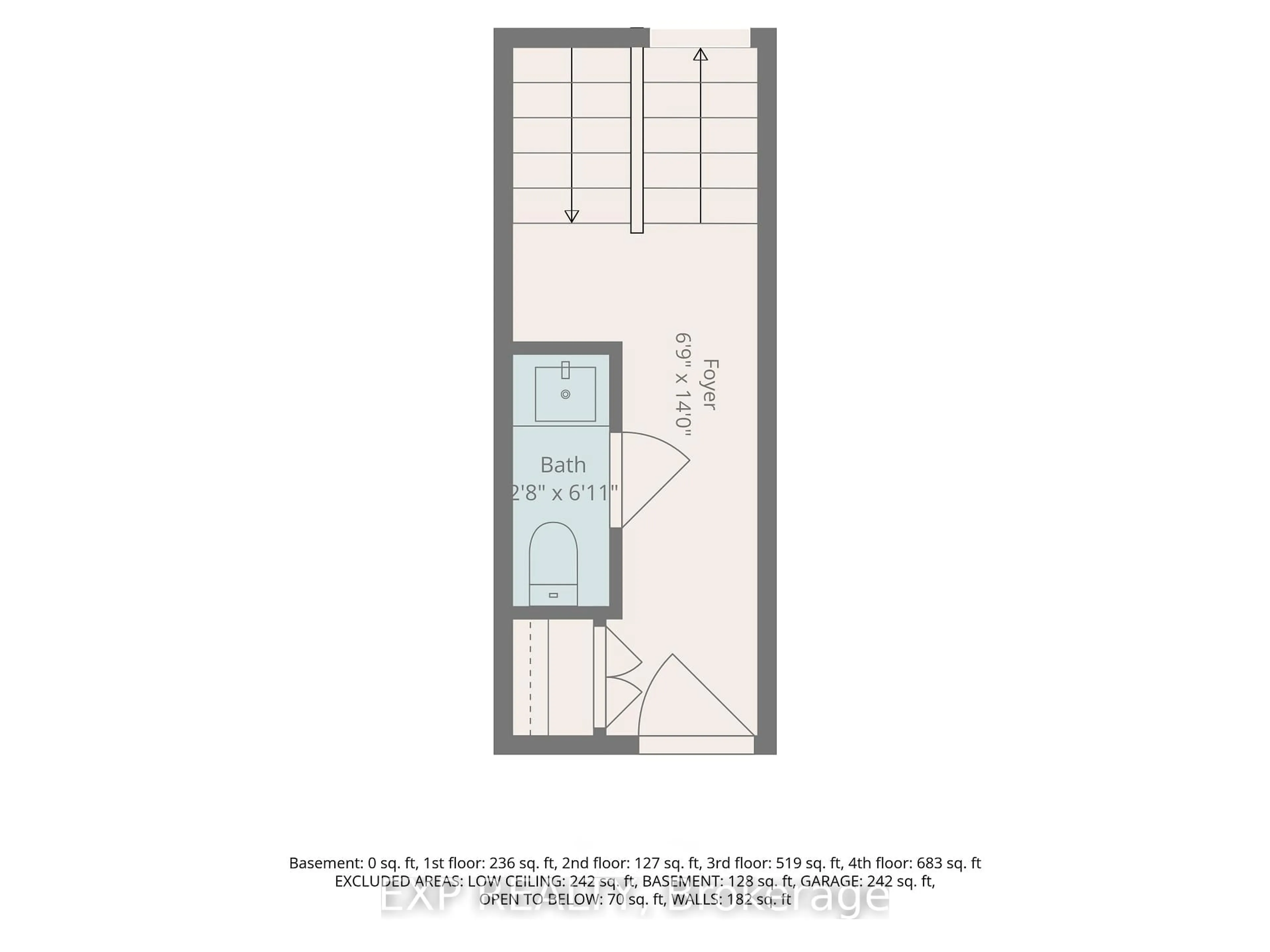 Floor plan for 2092 Eric Cres, Ottawa Ontario K1B 4P4